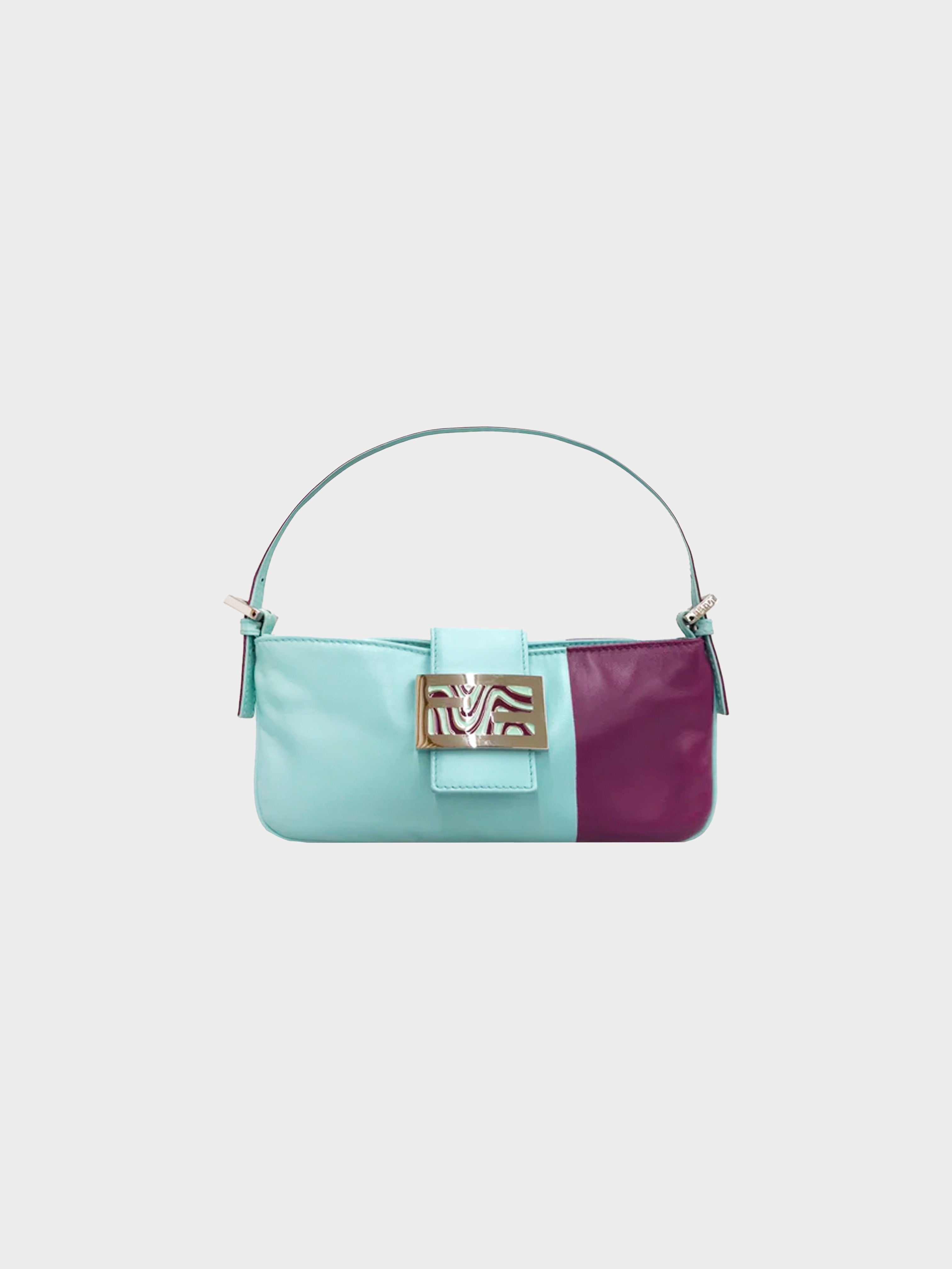 Baguette lizard handbag Fendi Multicolour in Lizard - 34112161