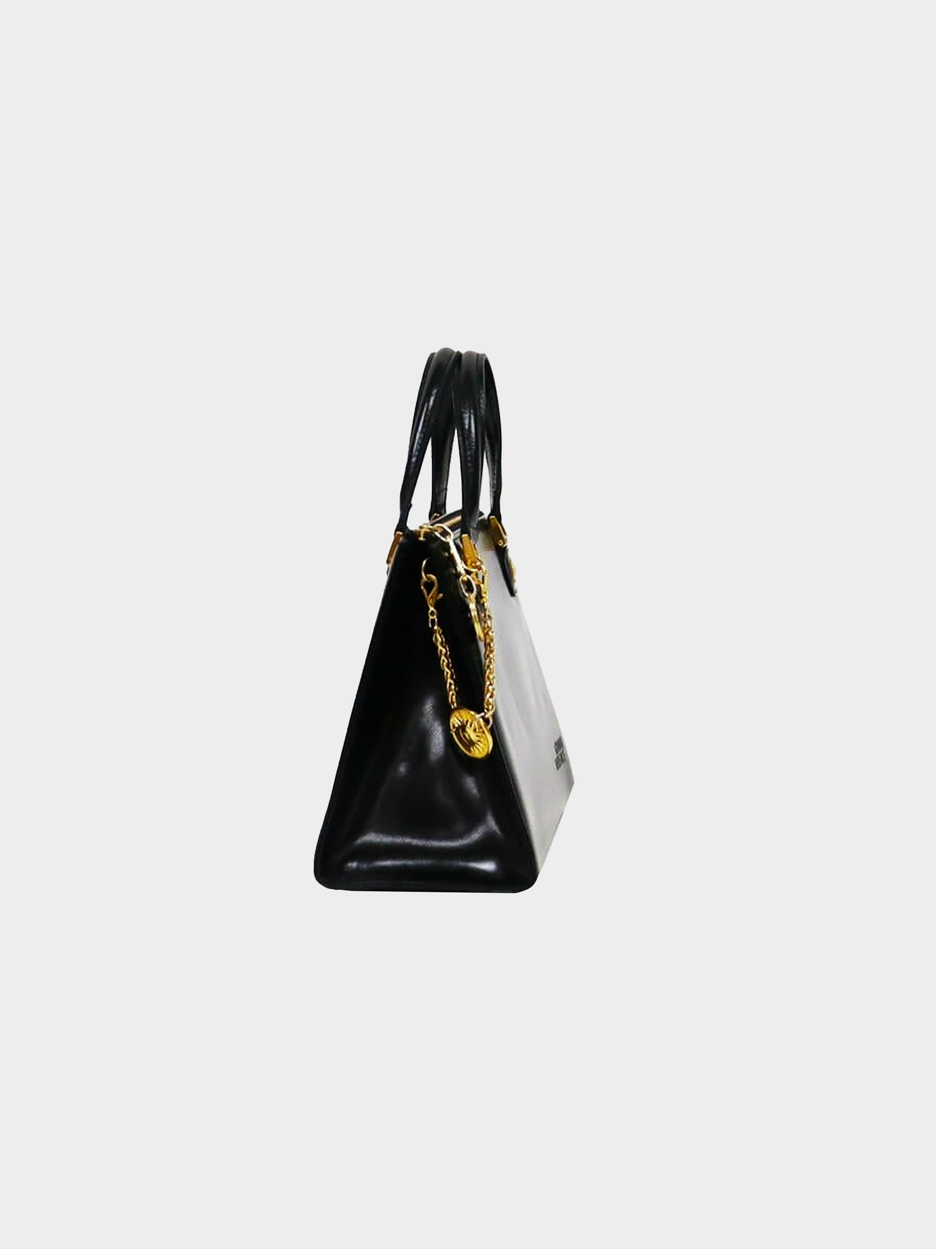 Gianni Versace 1990s Medusa Chain Handbag · INTO