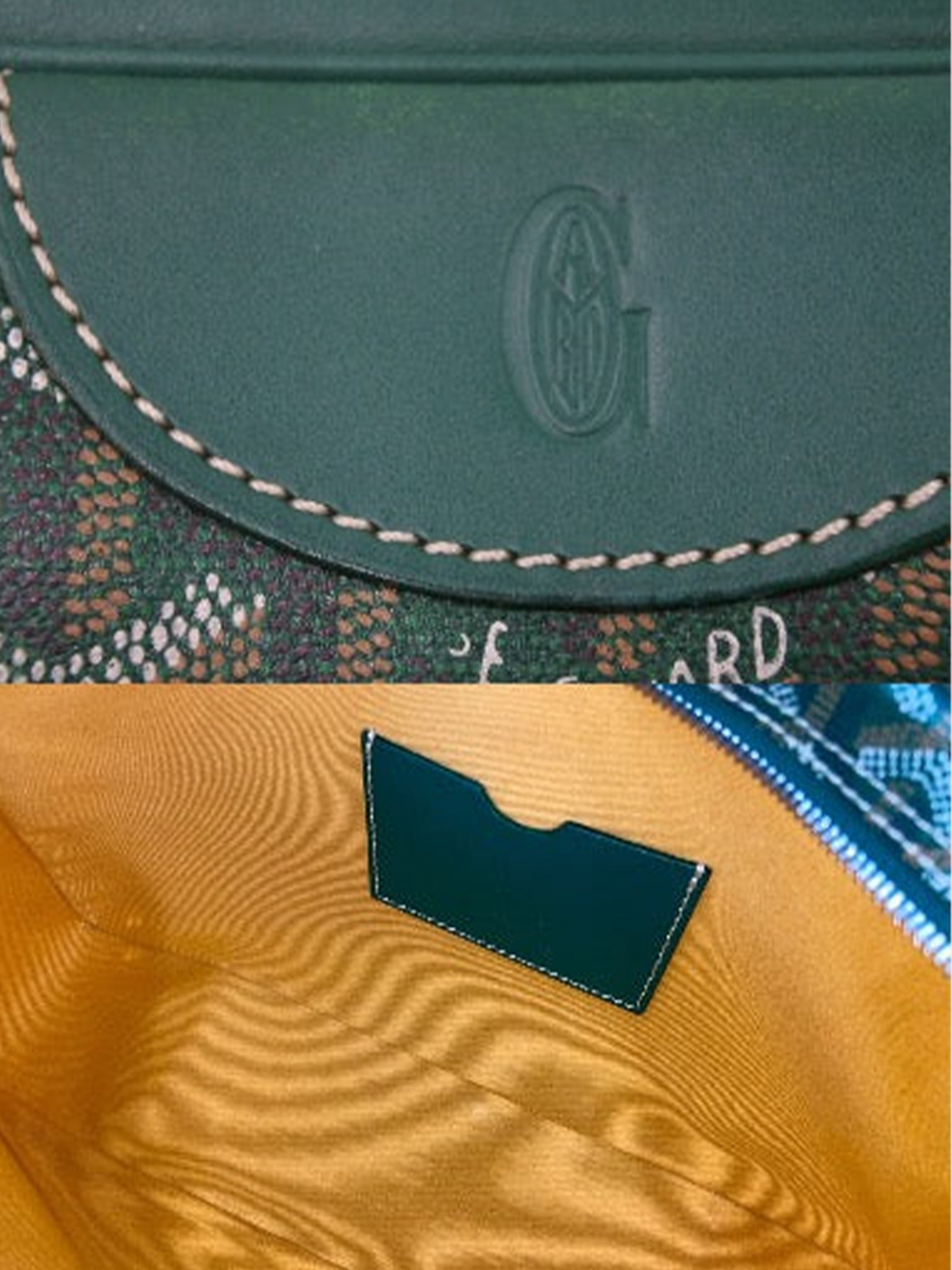 Goyard 2007 Green Saint Martin Canvas Boston Bag · INTO