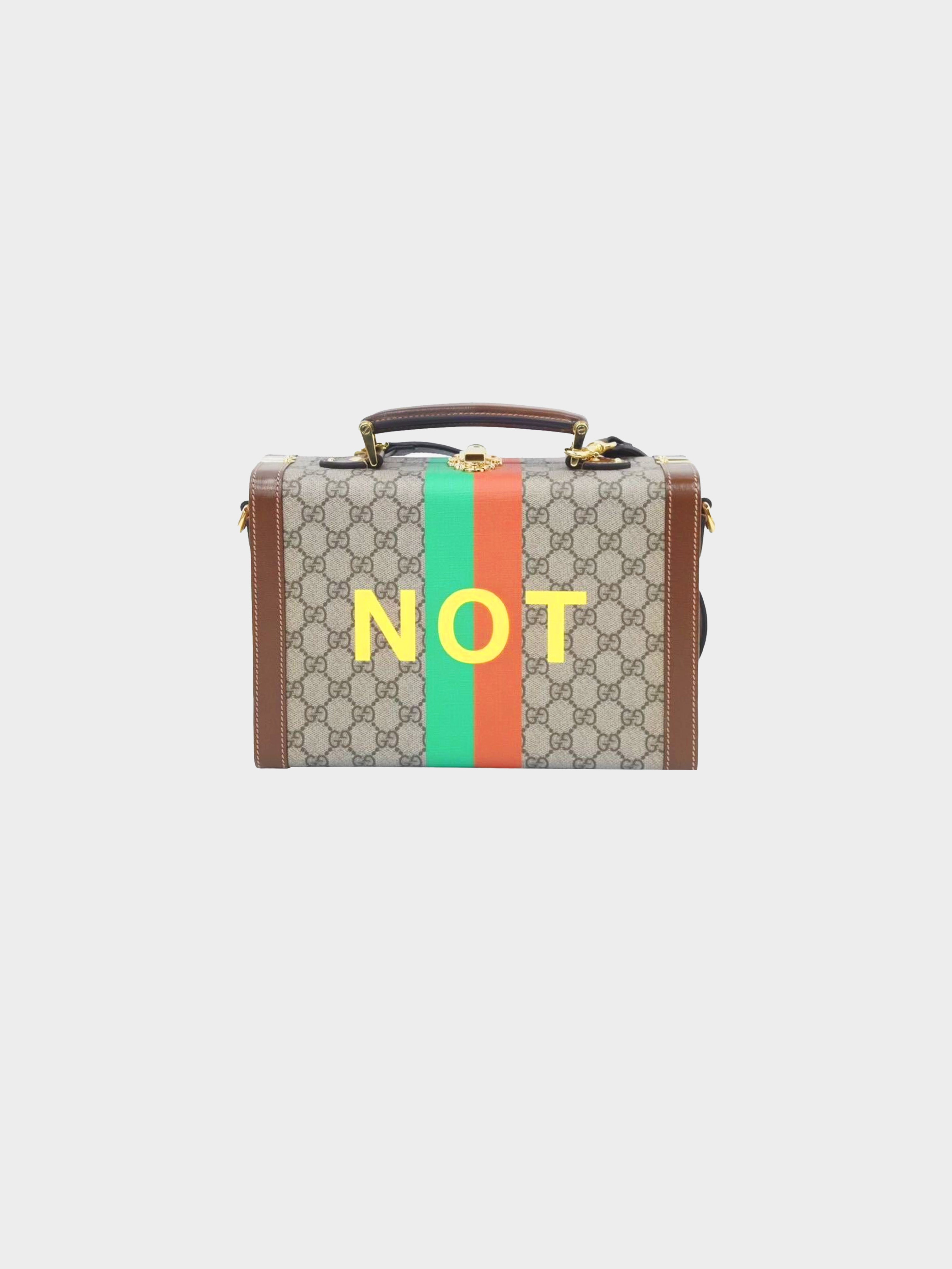 Gucci FW2020 Not Fake Monogram Briefcase
