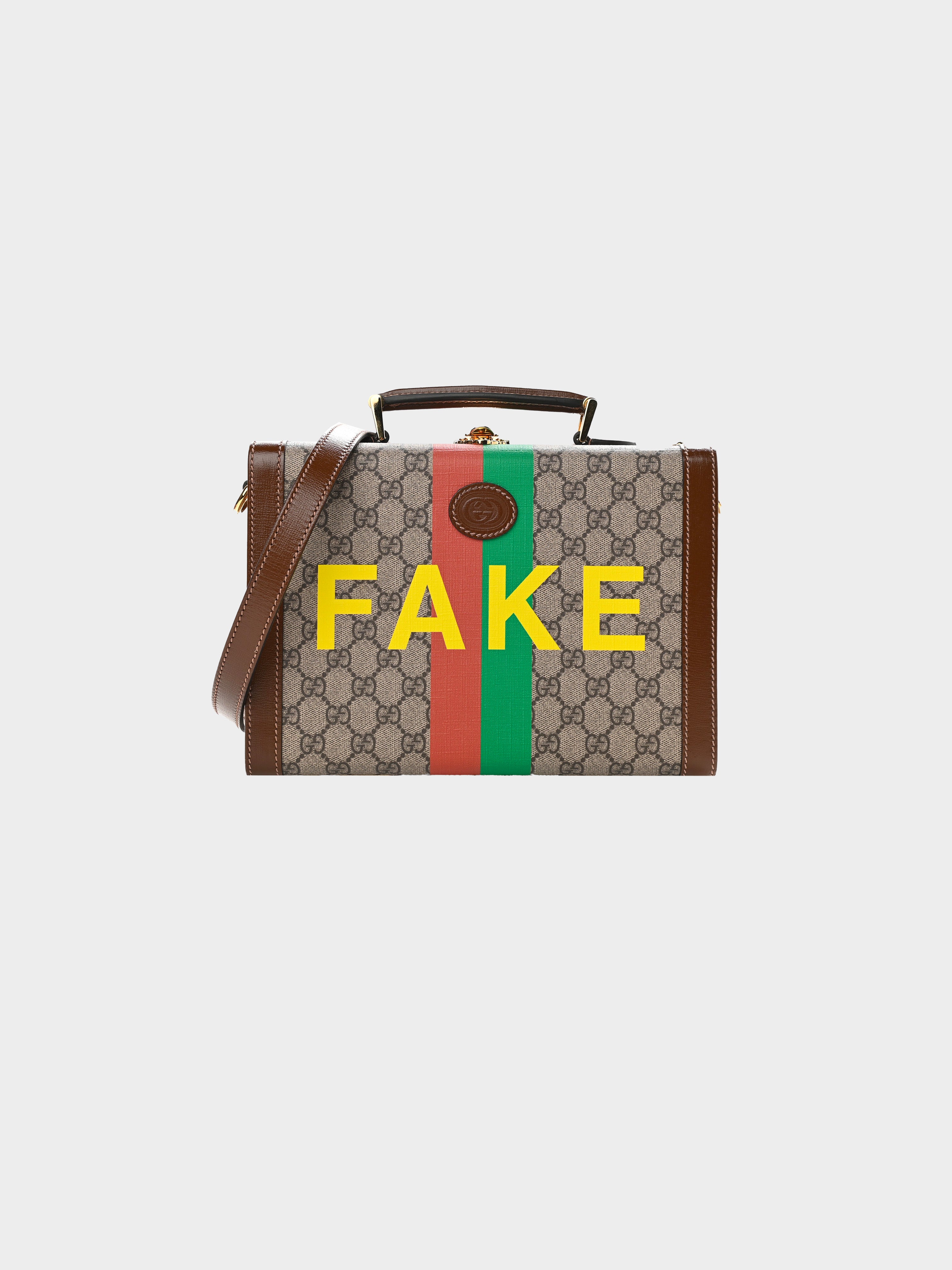 Gucci FW2020 Not Fake Monogram Briefcase