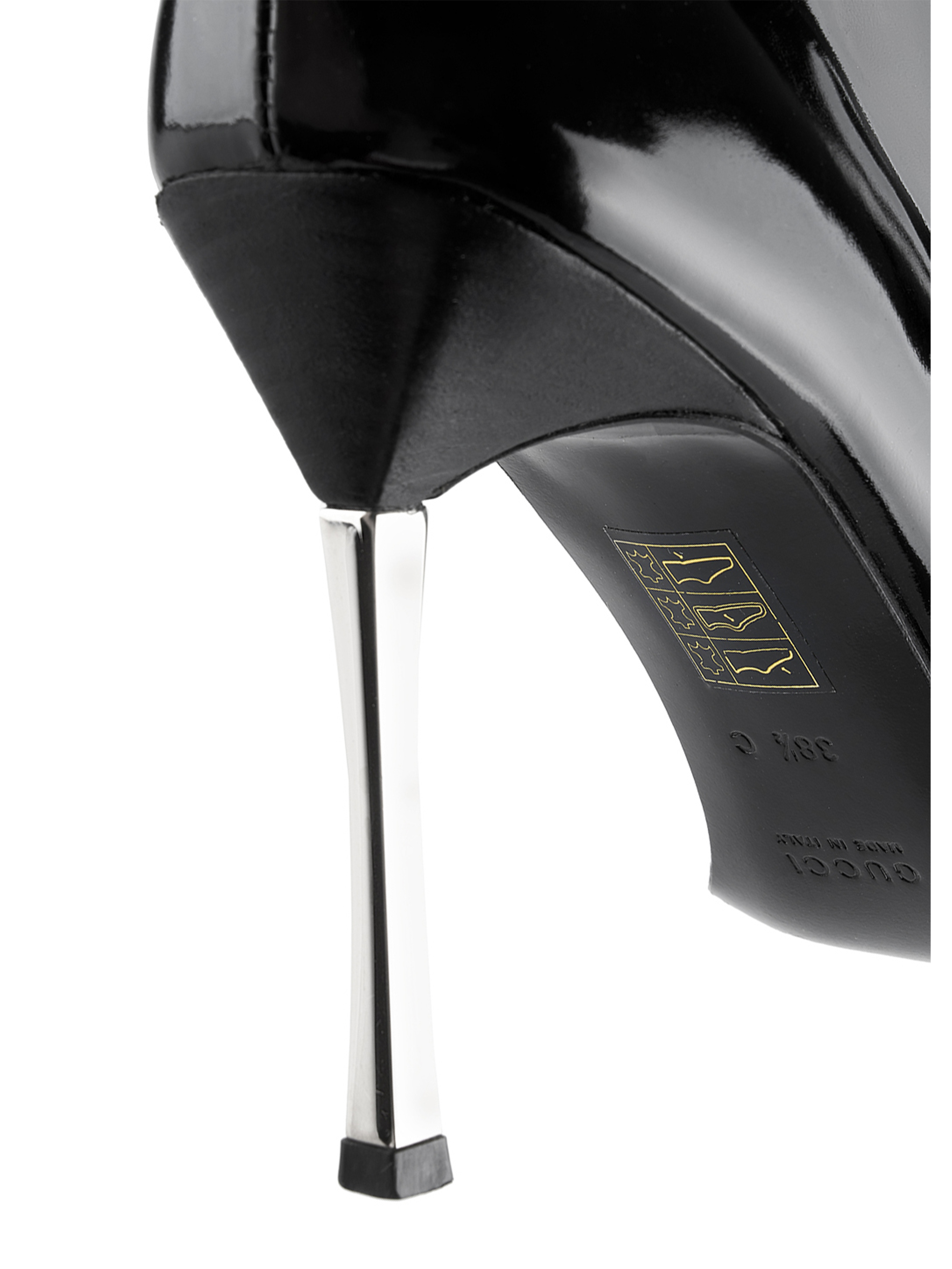 Gucci by Tom Ford Fall-Winter 1997 Black Patent Leather Boots · INTO