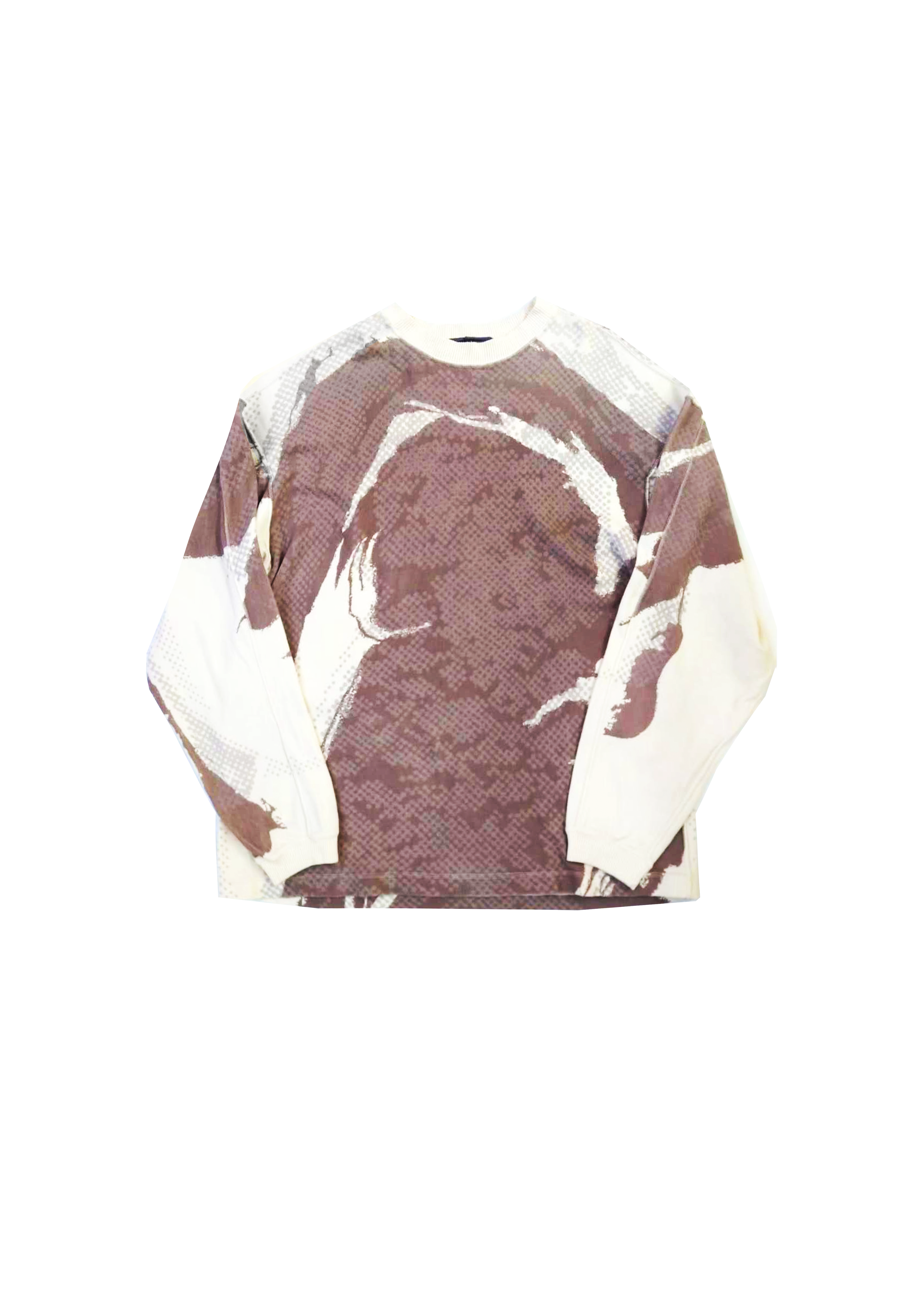 Issey Miyake 1990s Menswear Printed Crewneck