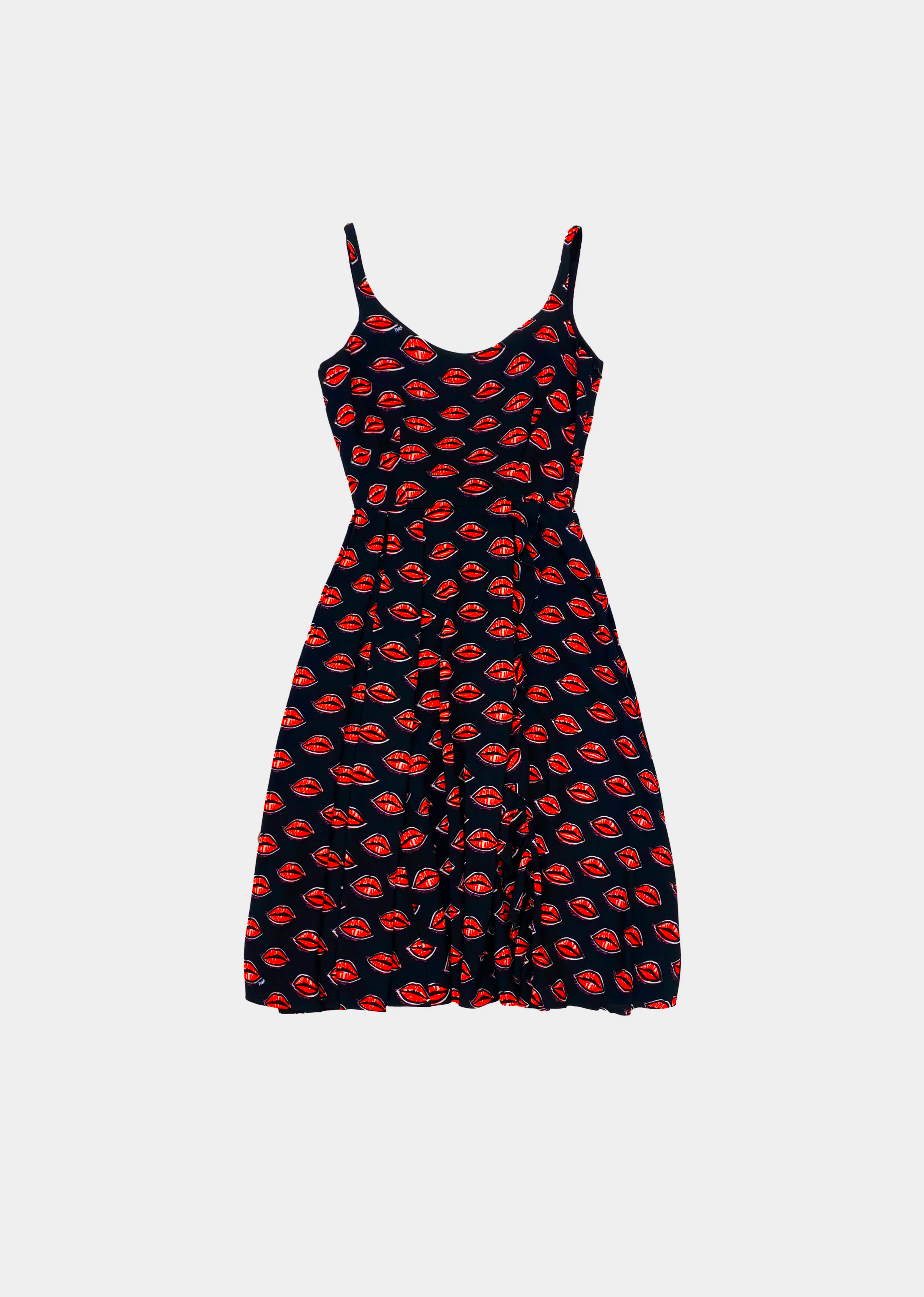 Prada 2016 Kiss Lip Print Dress