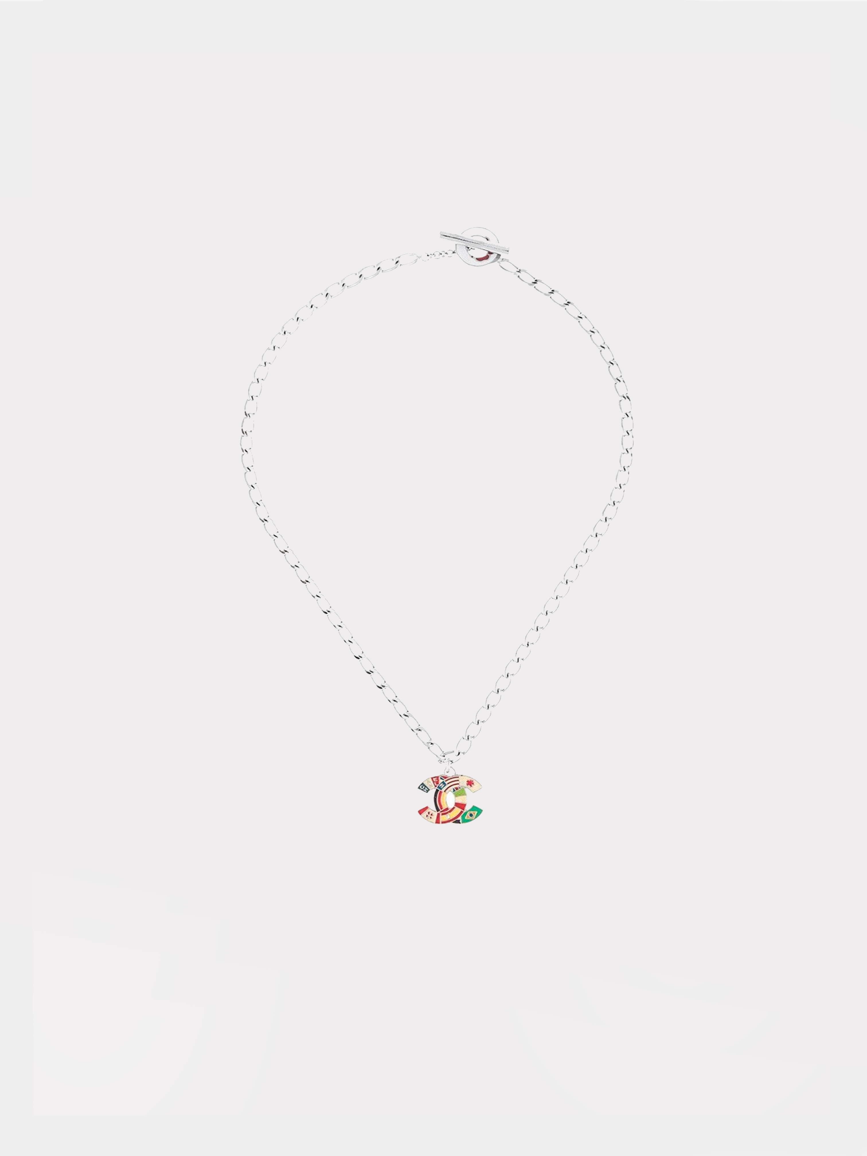 Chanel 2003 World Flag CC Necklace