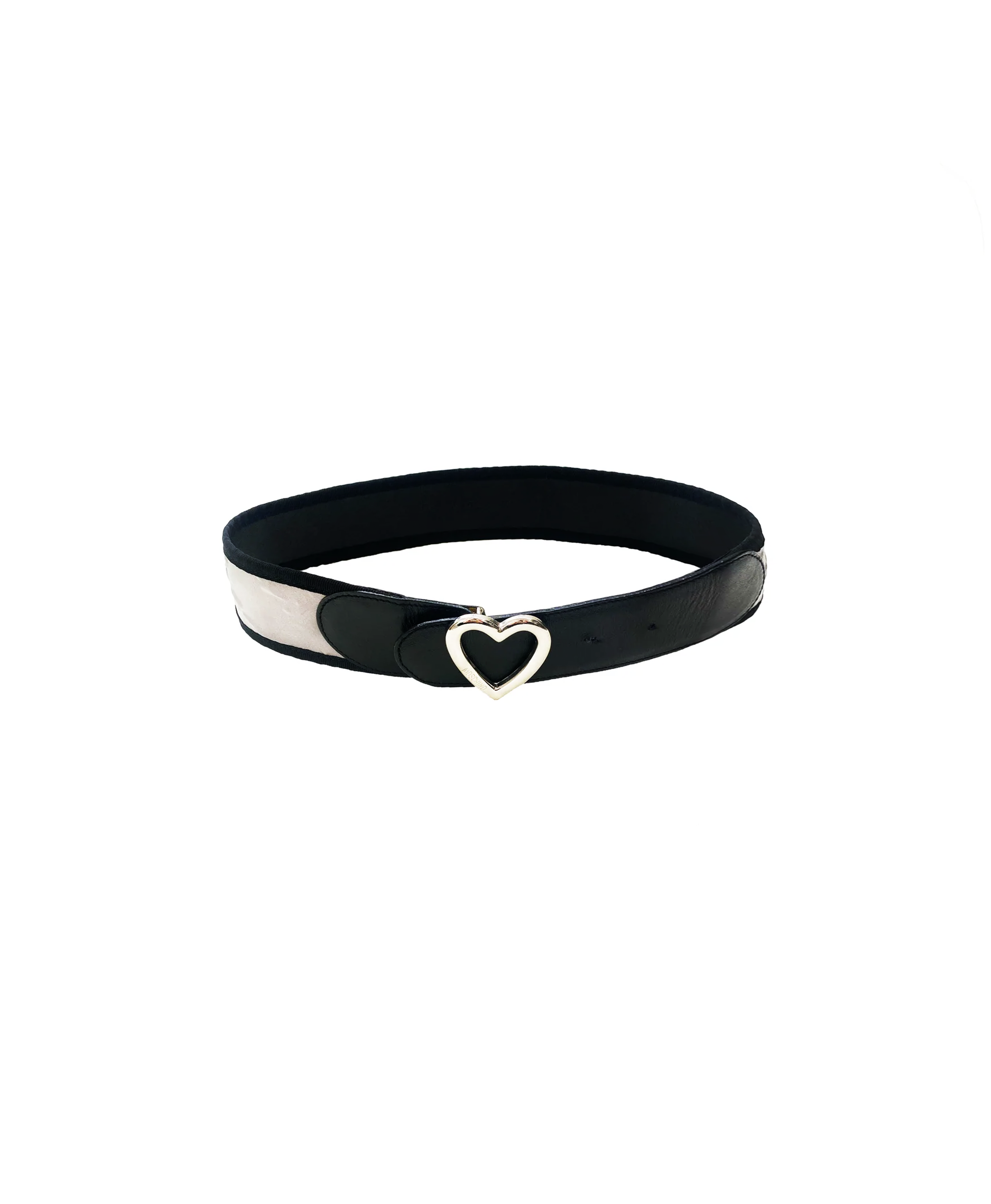 Mugler logo-buckle belt - Black