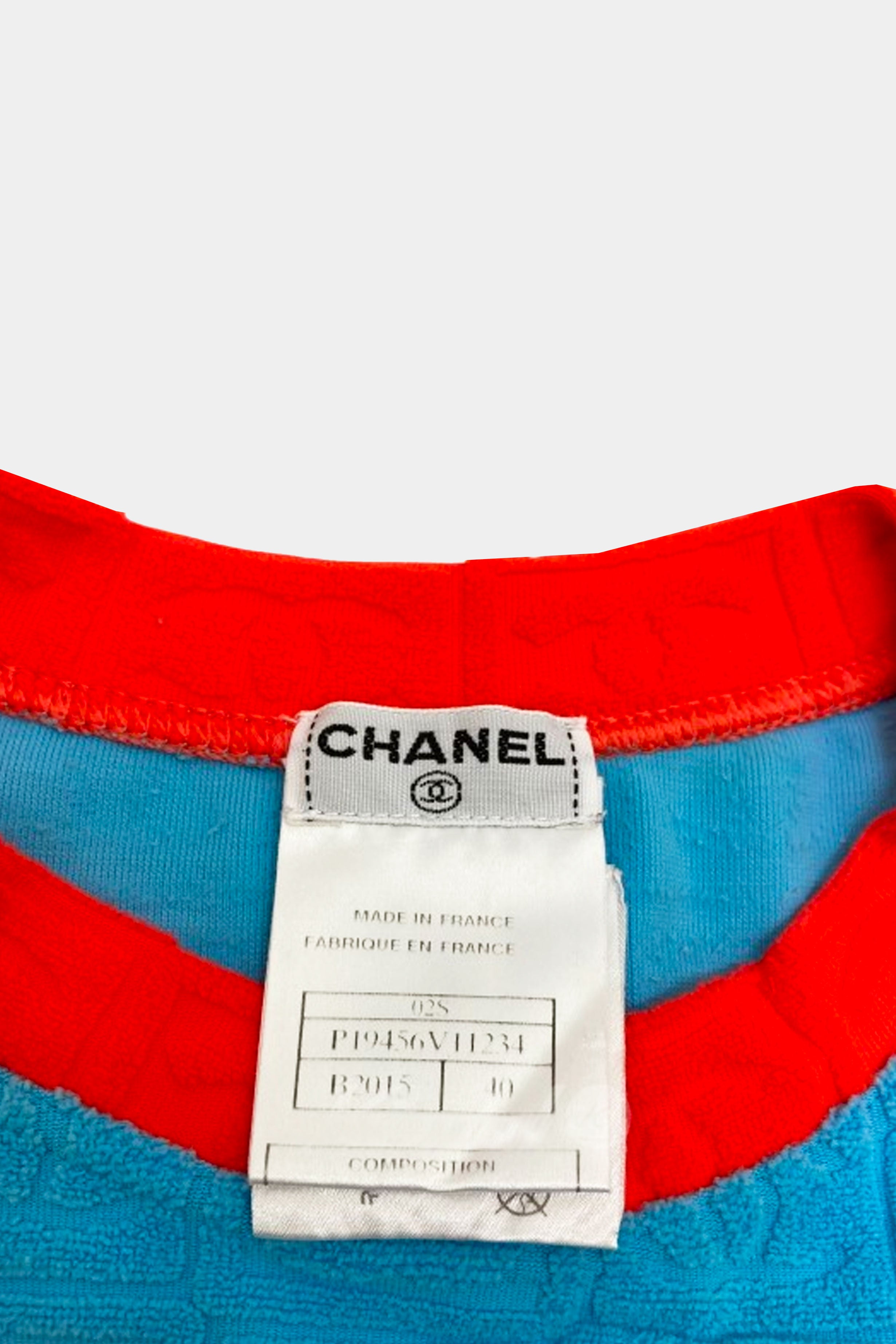 Chanel 2002 Sports Terrycloth Tank Top