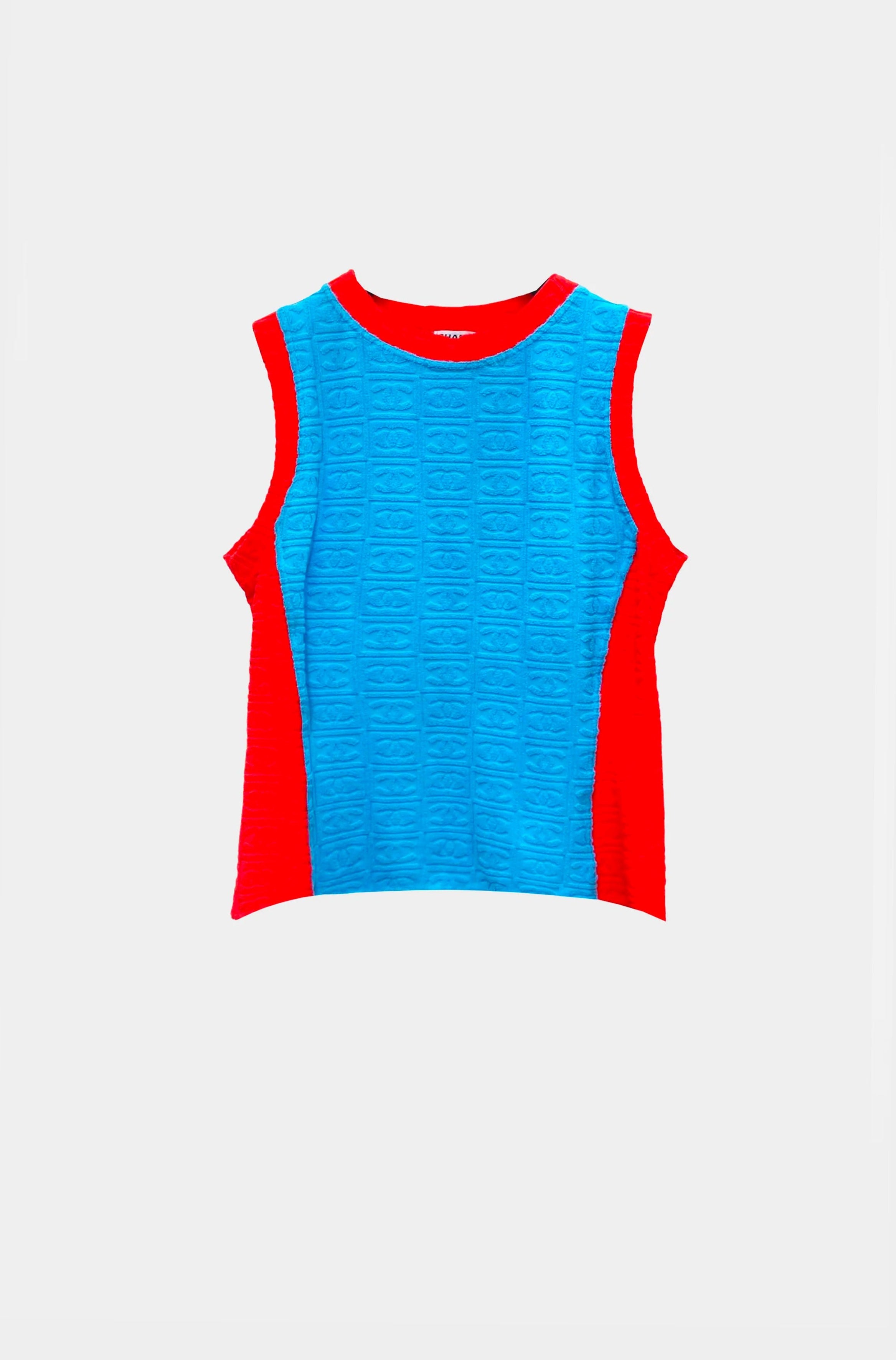 Chanel 2002 Sports Terrycloth Tank Top