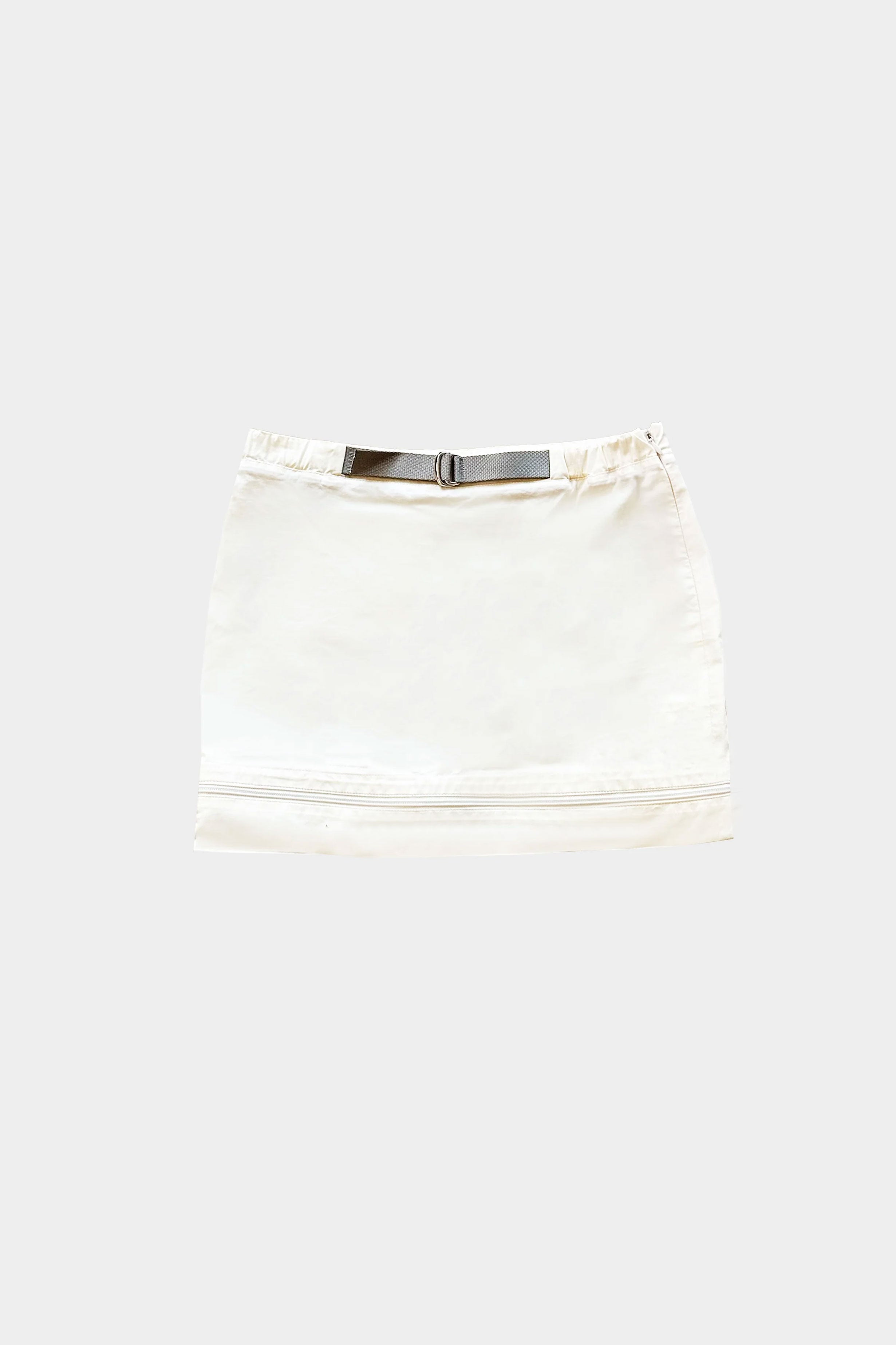 Prada Sport 2000s Cream Zip-off Skirt · INTO