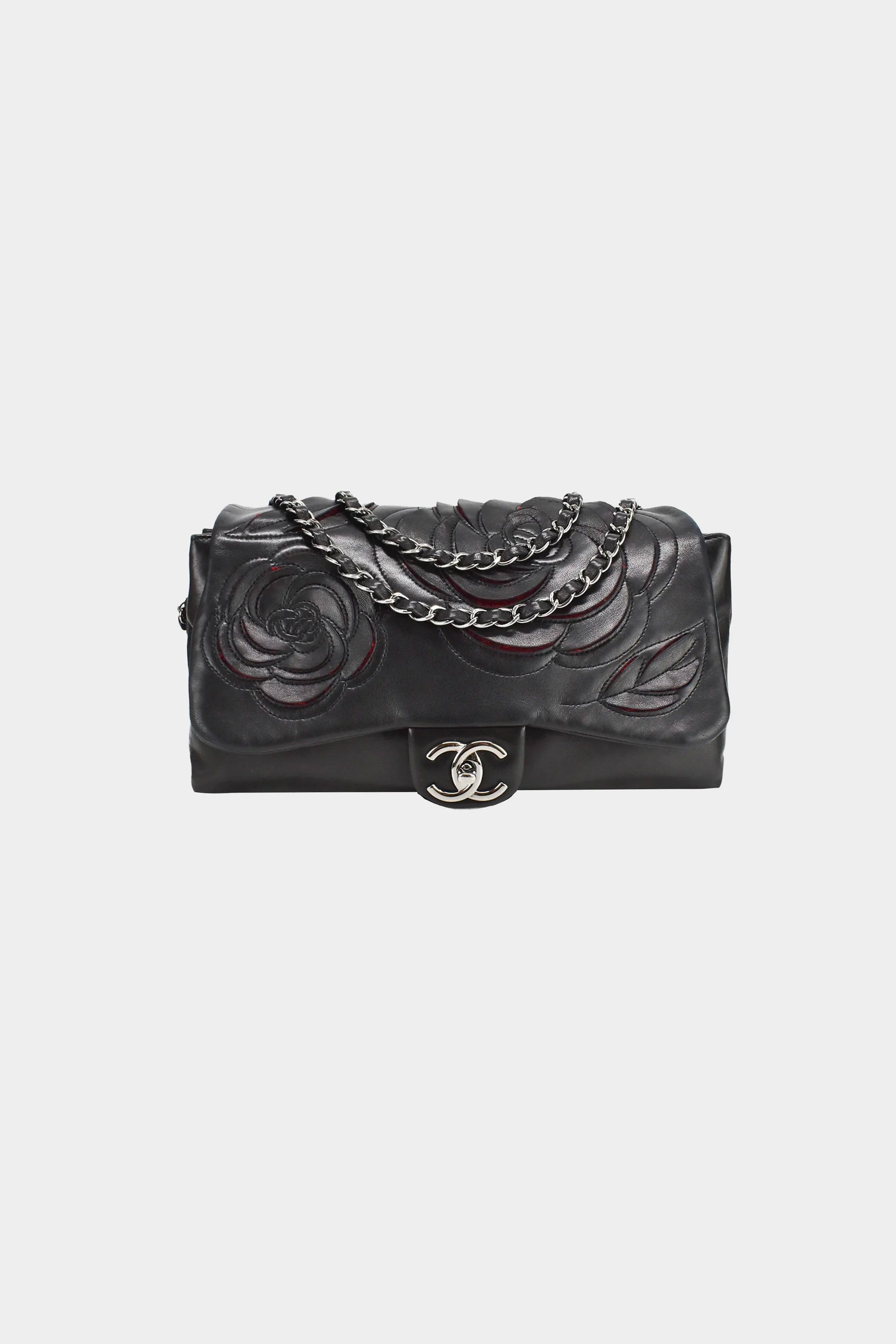 Chanel FW2010 Paris Shanghai Camellia Flap Bag