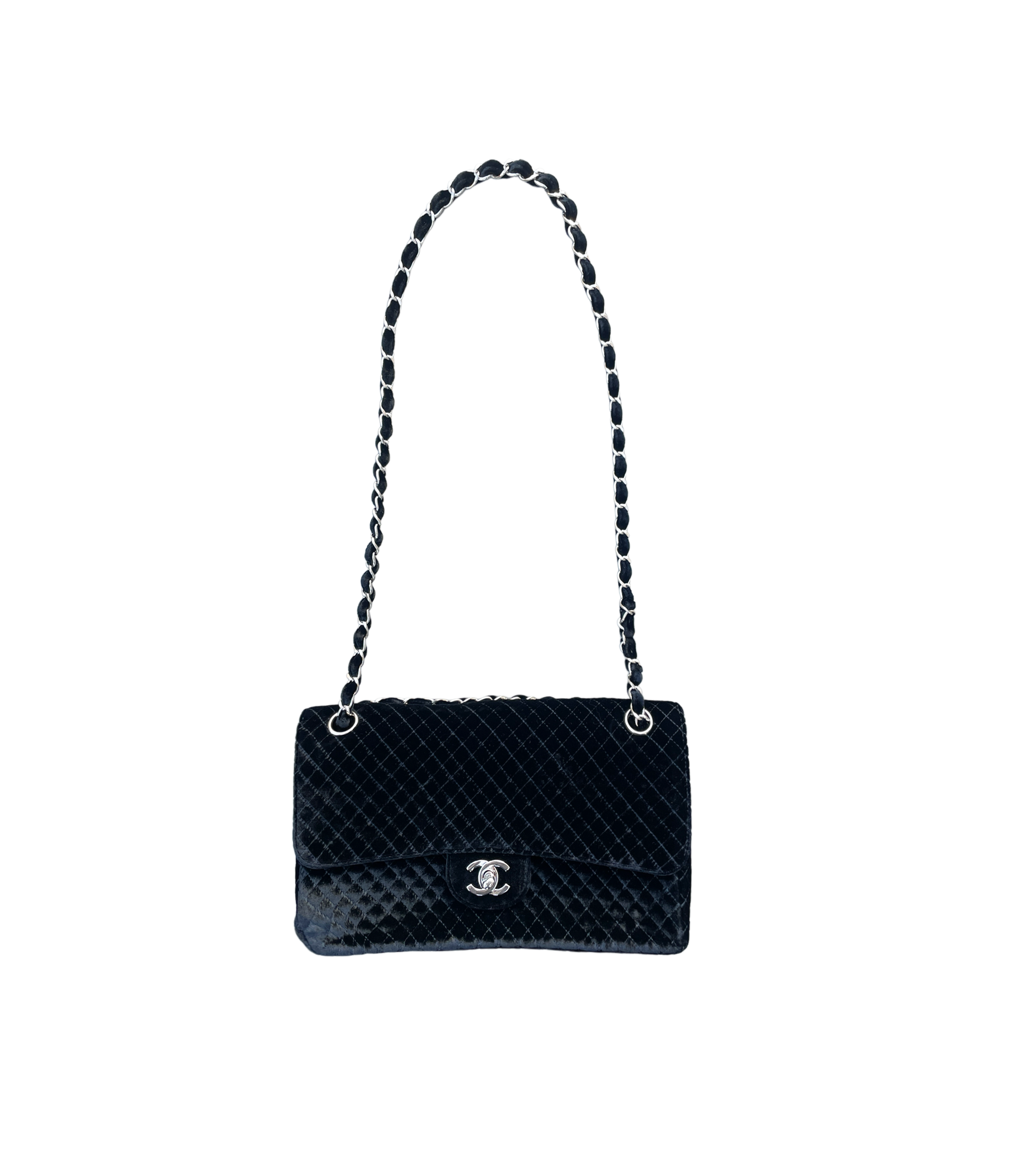 Rare CHANEL Classic Double Flap Caviar Bag Small