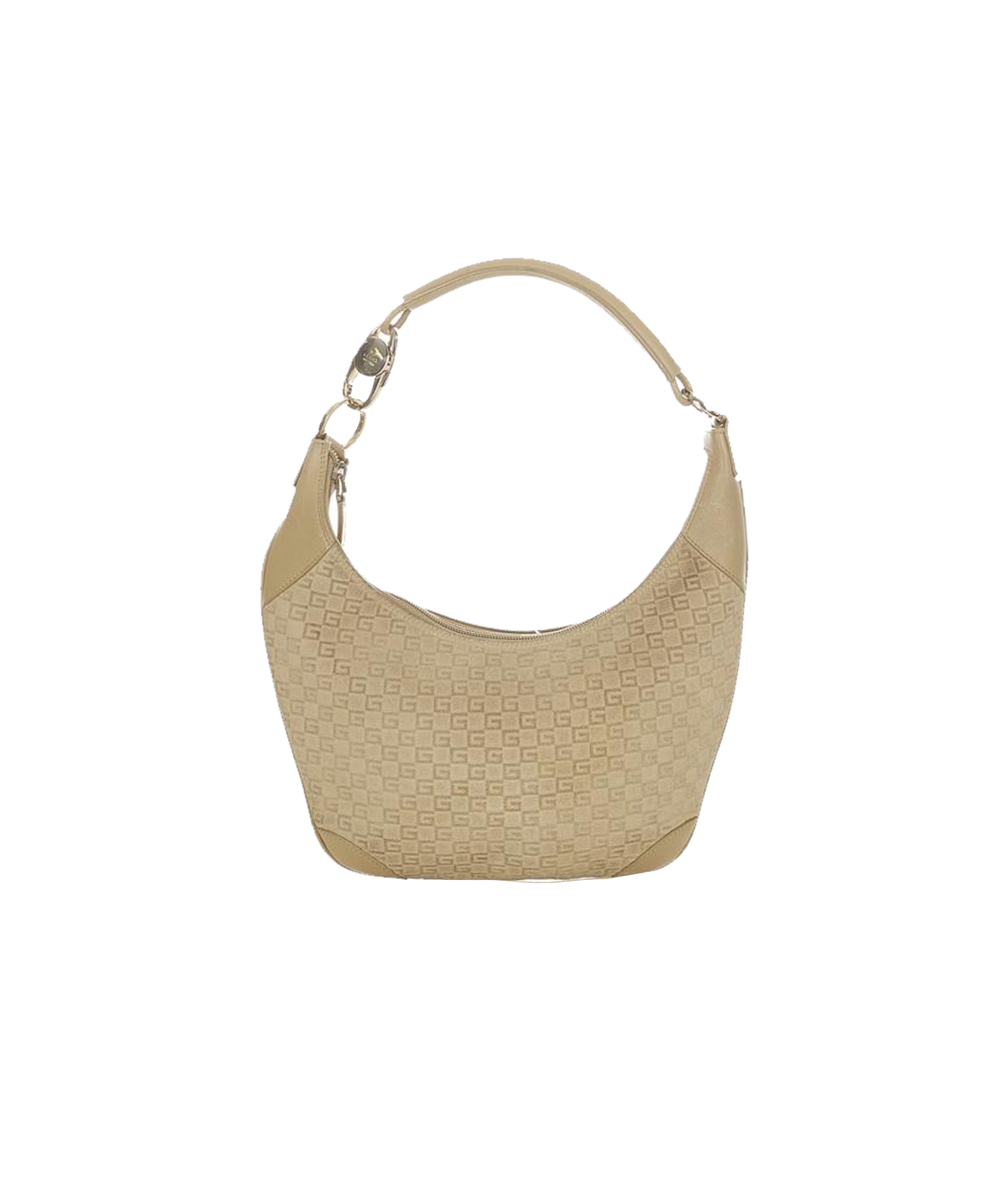 Gucci 1990s Suede Beige Shoulder Bag