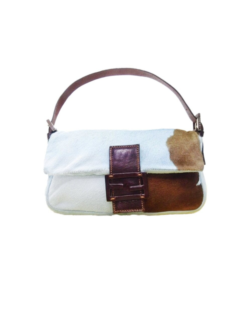 Vintage Fendi Flap Baguette Handbag ca. 2000