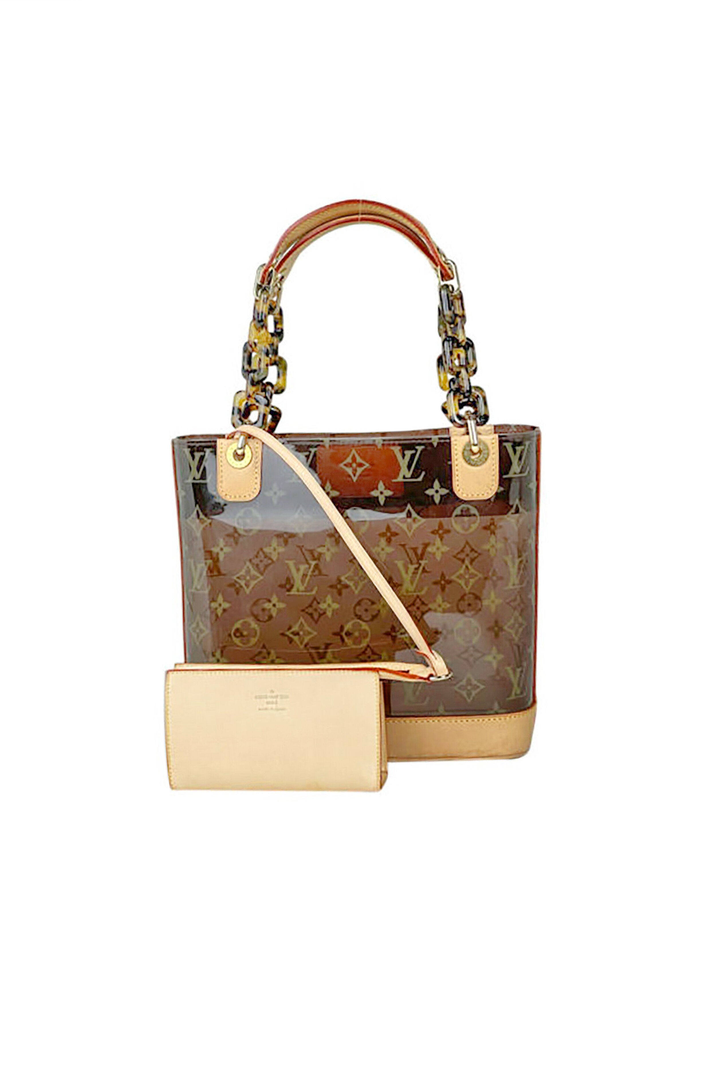 Louis Vuitton Translucent Monogram Cabas Sac Ambre MM Clear Tote