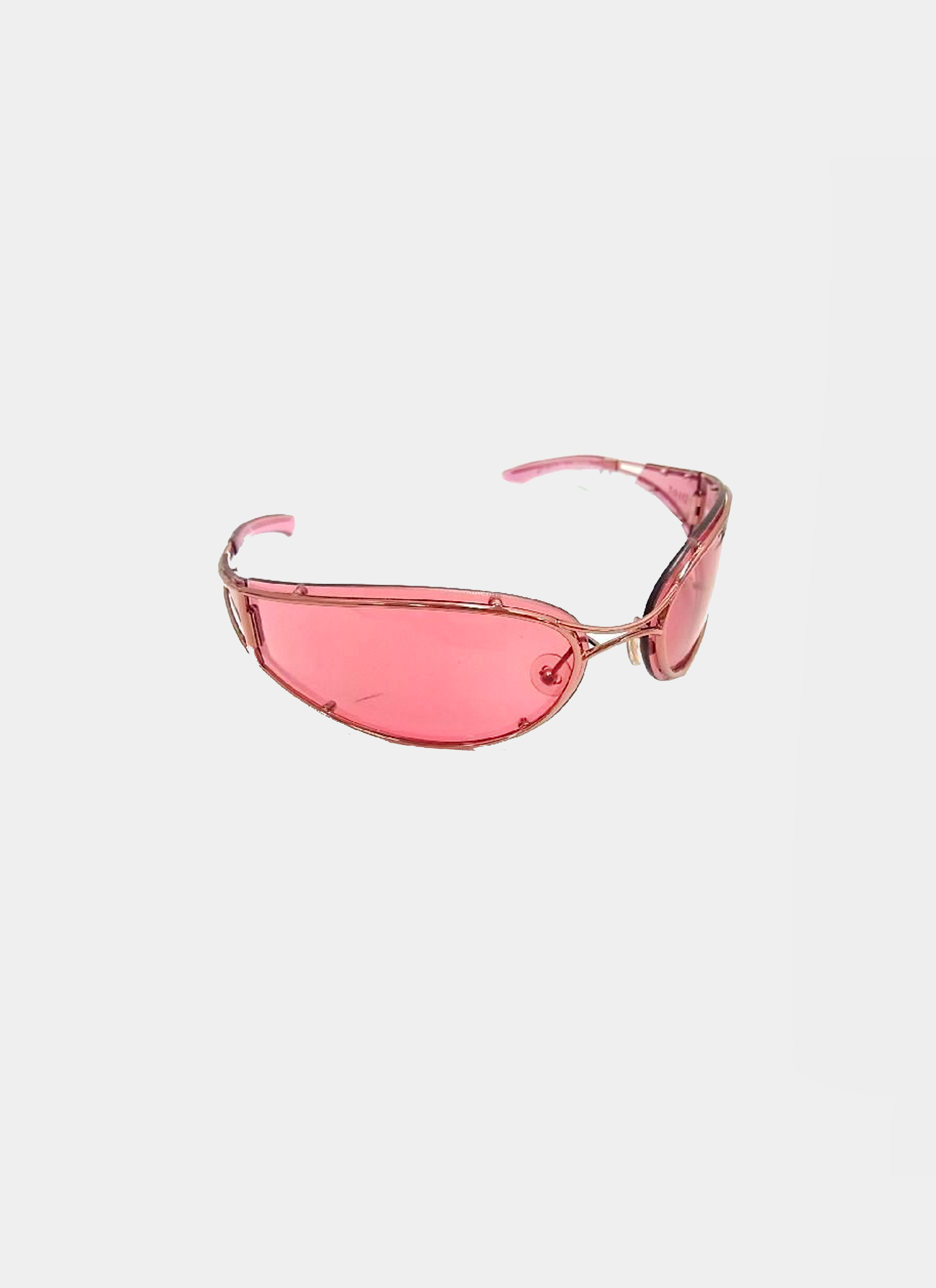 Christian Dior 2000s SS Rare Visor Pink Sunglasses