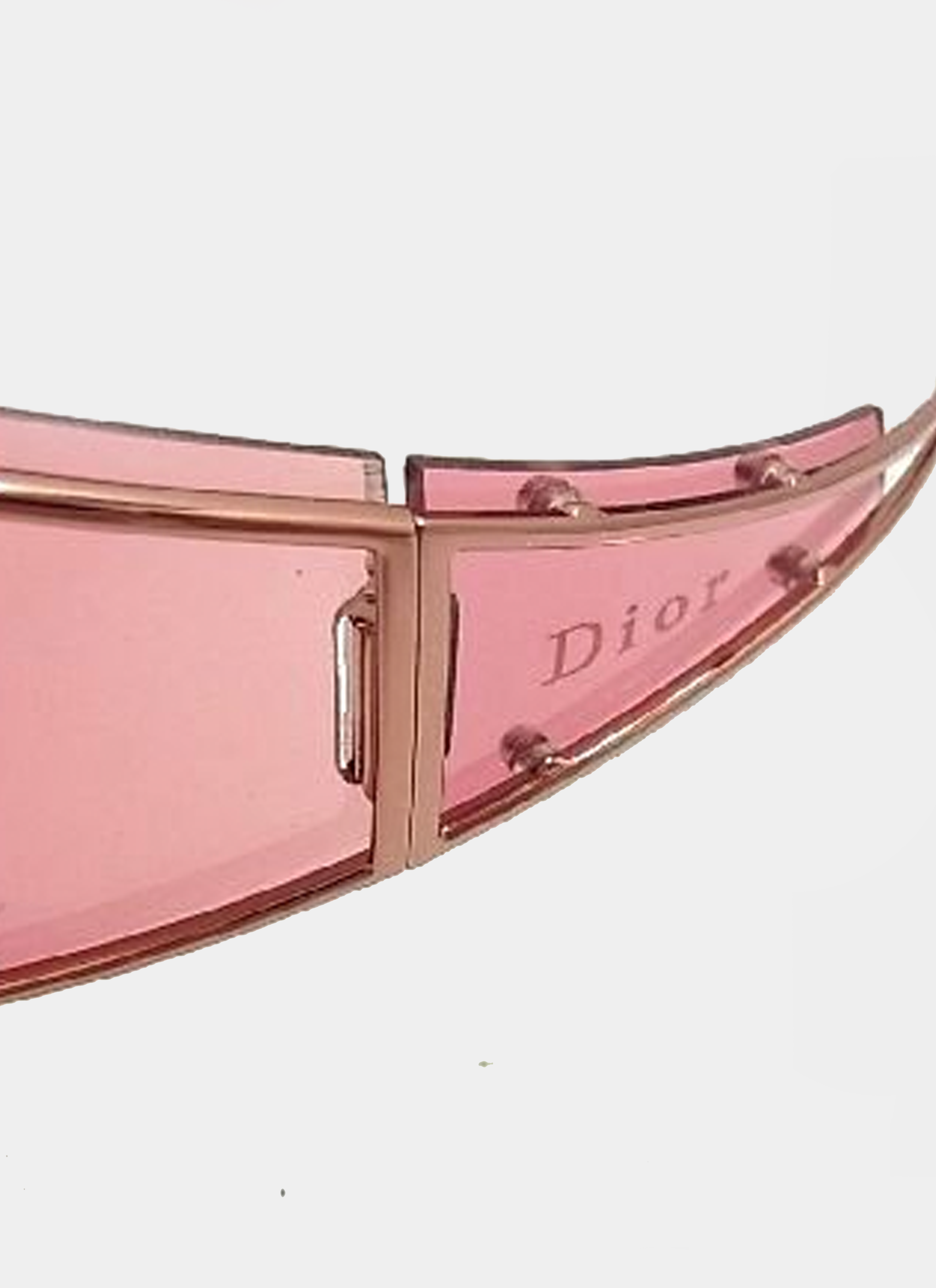Christian Dior 2000s SS Rare Visor Pink Sunglasses