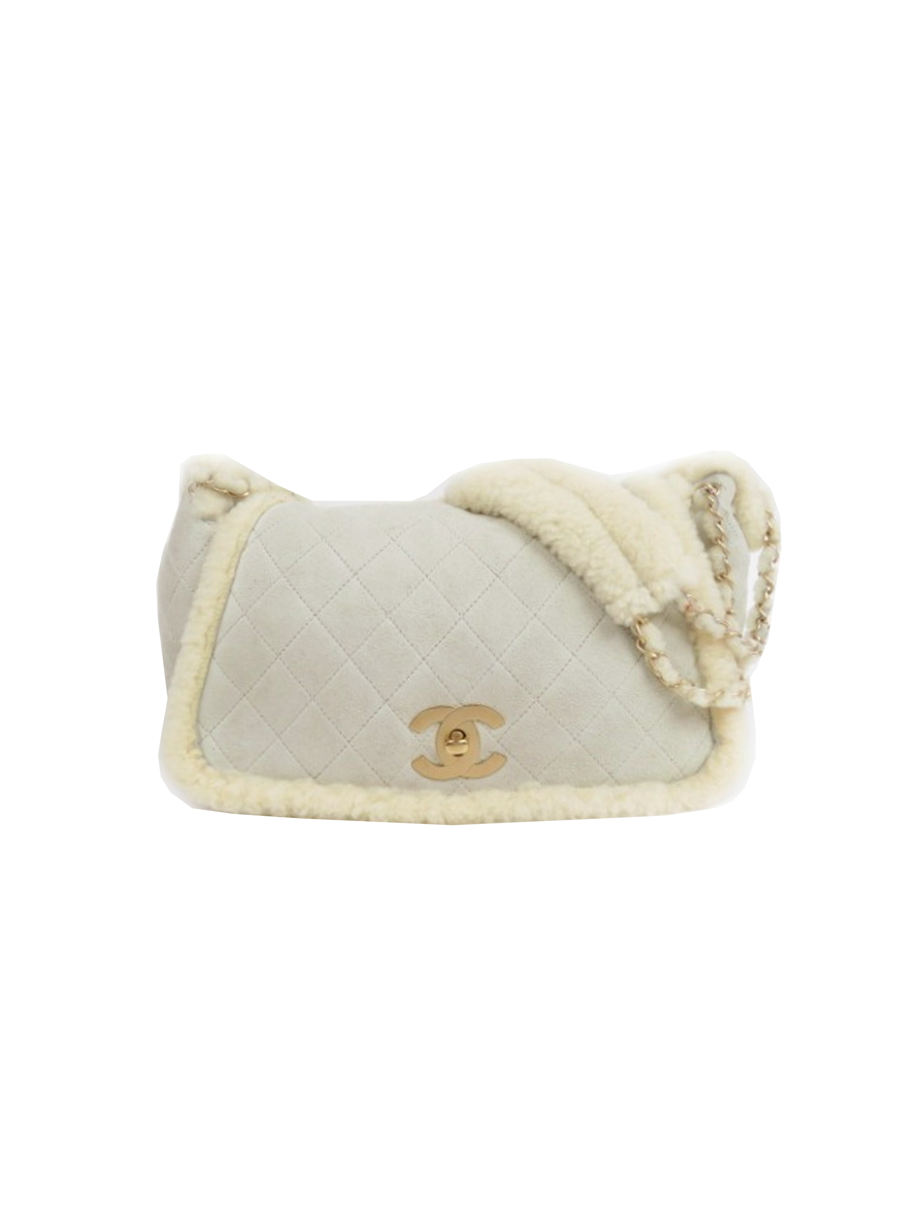 Chanel Shearling Rare Gold Hardware Flap