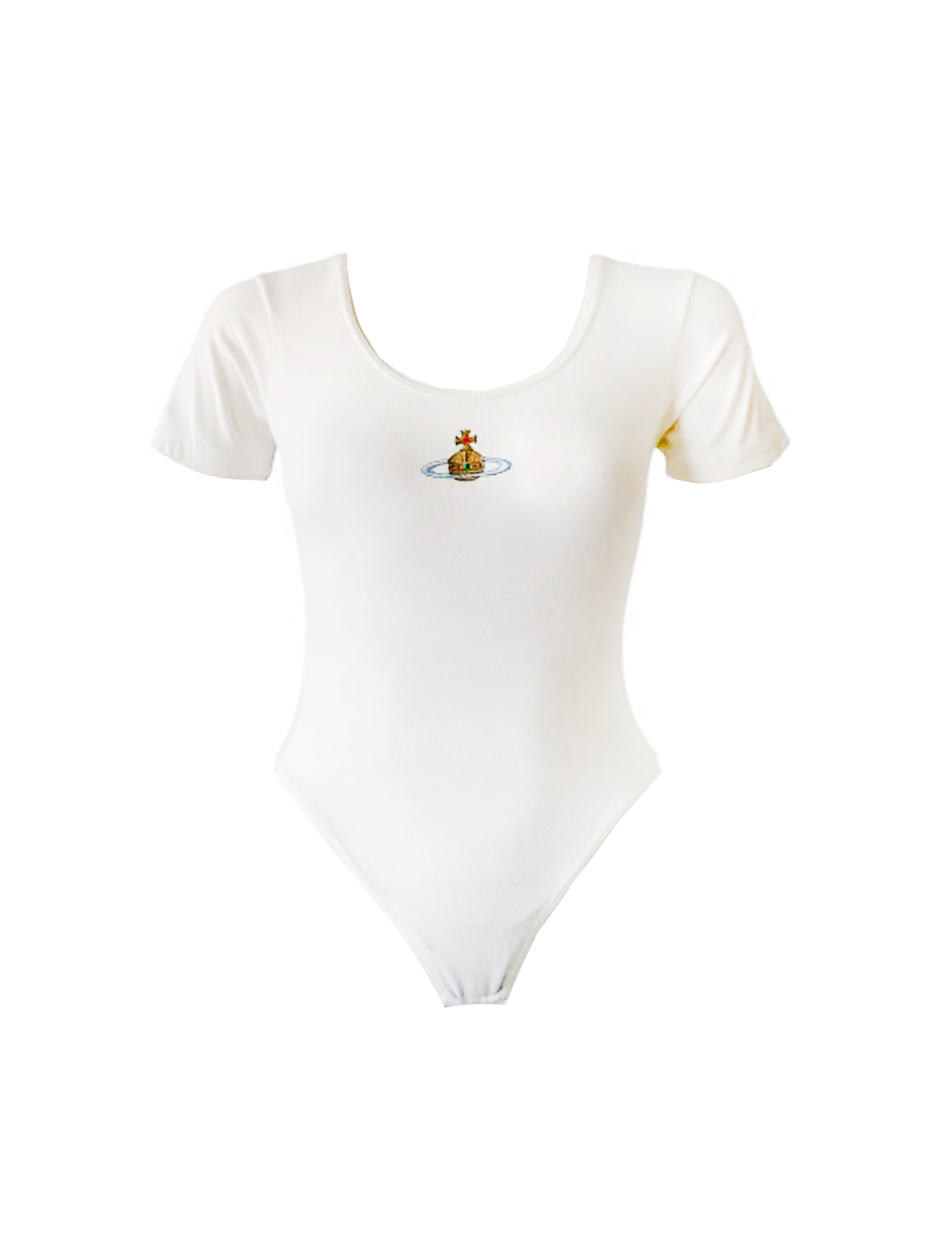 Vivienne Westwood 1990s White Cotton Bodysuit