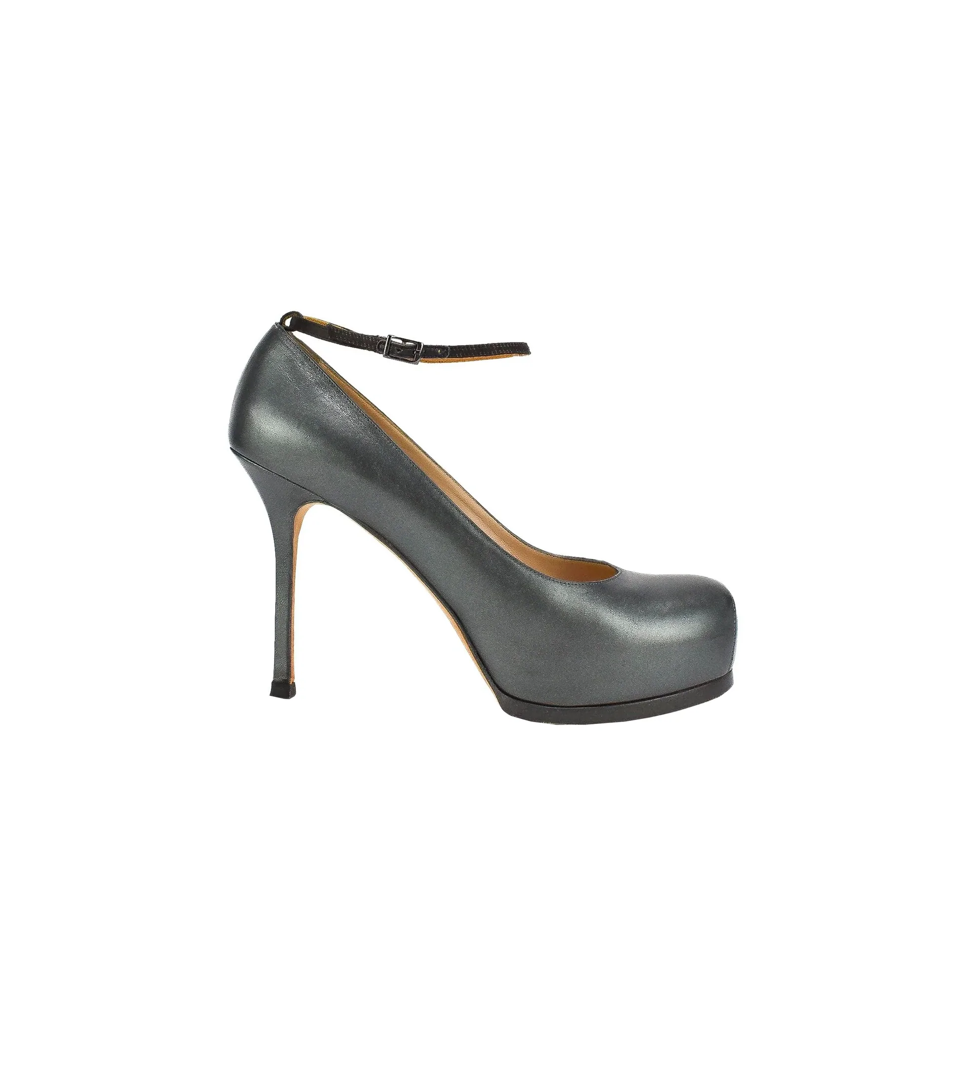 Yves Saint Laurent 2000s Grey Heels