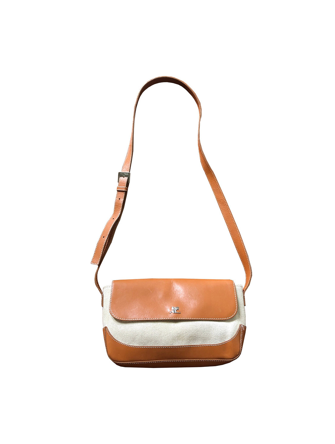 Courrèges 2000s Brown Leather Bag · INTO