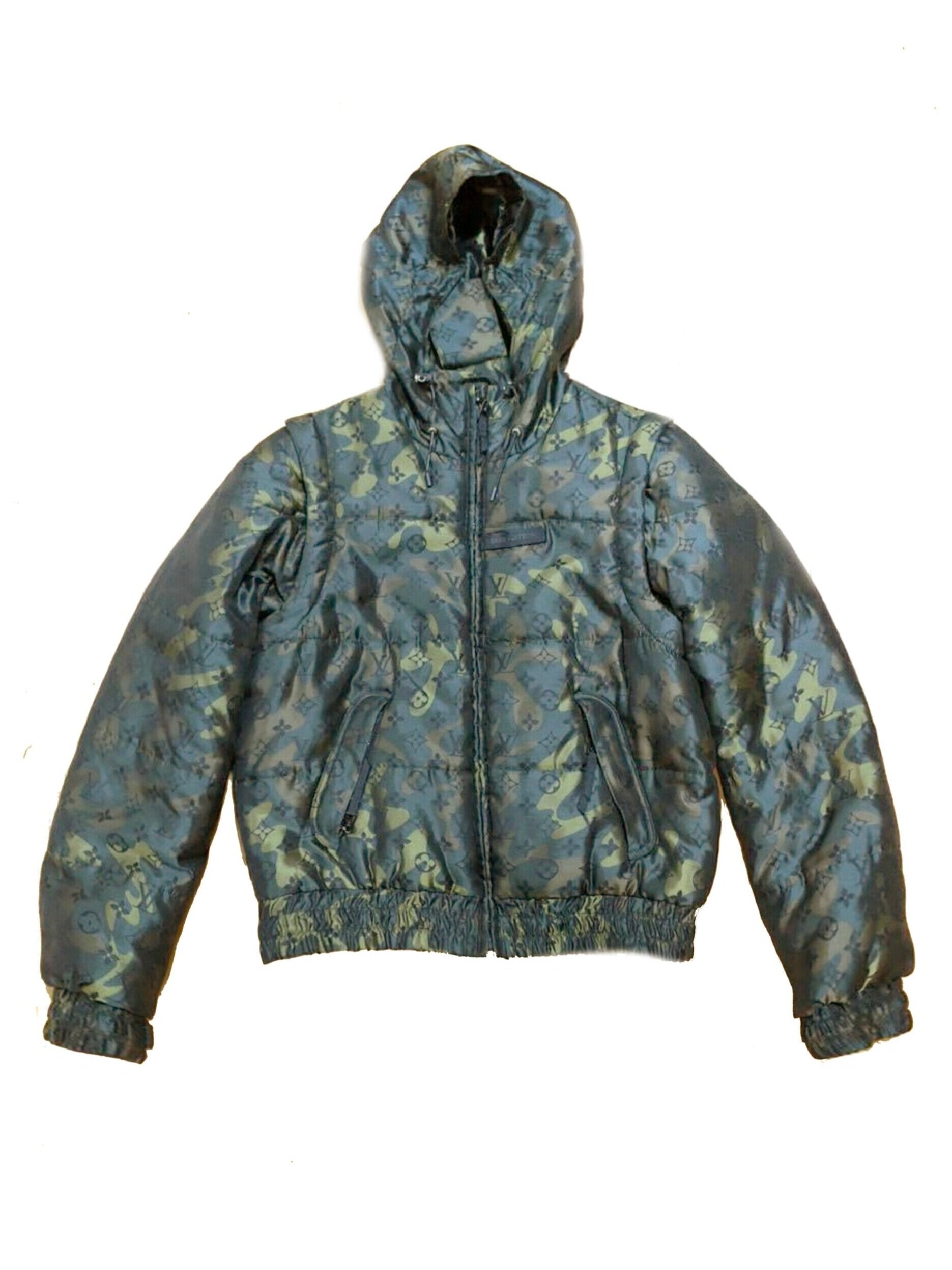 Louis Vuitton x Murakami 2000s Monogram Convertible Puffer Jacket/Vest