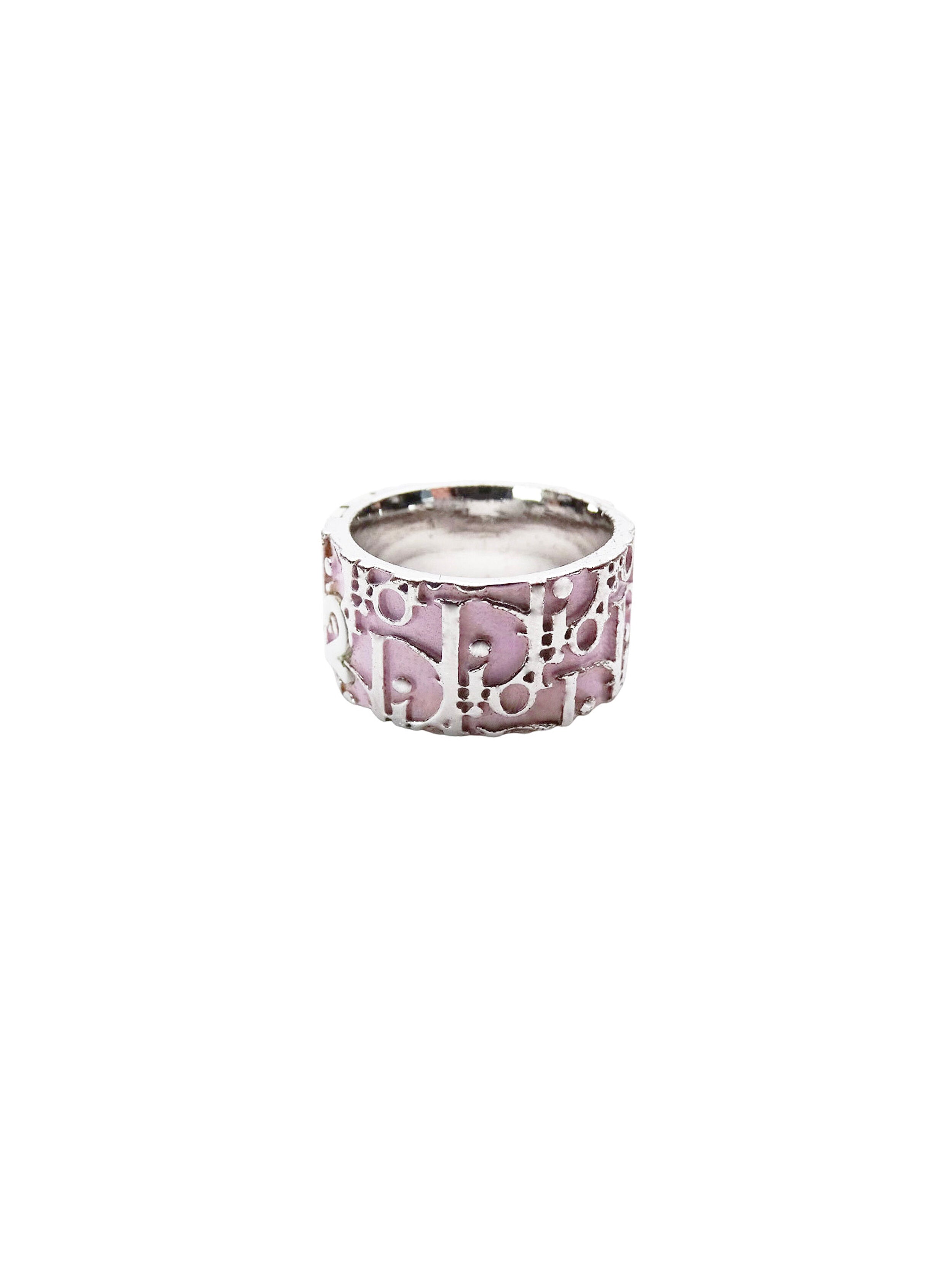 Christian Dior 2000s Trotter Pink Ring