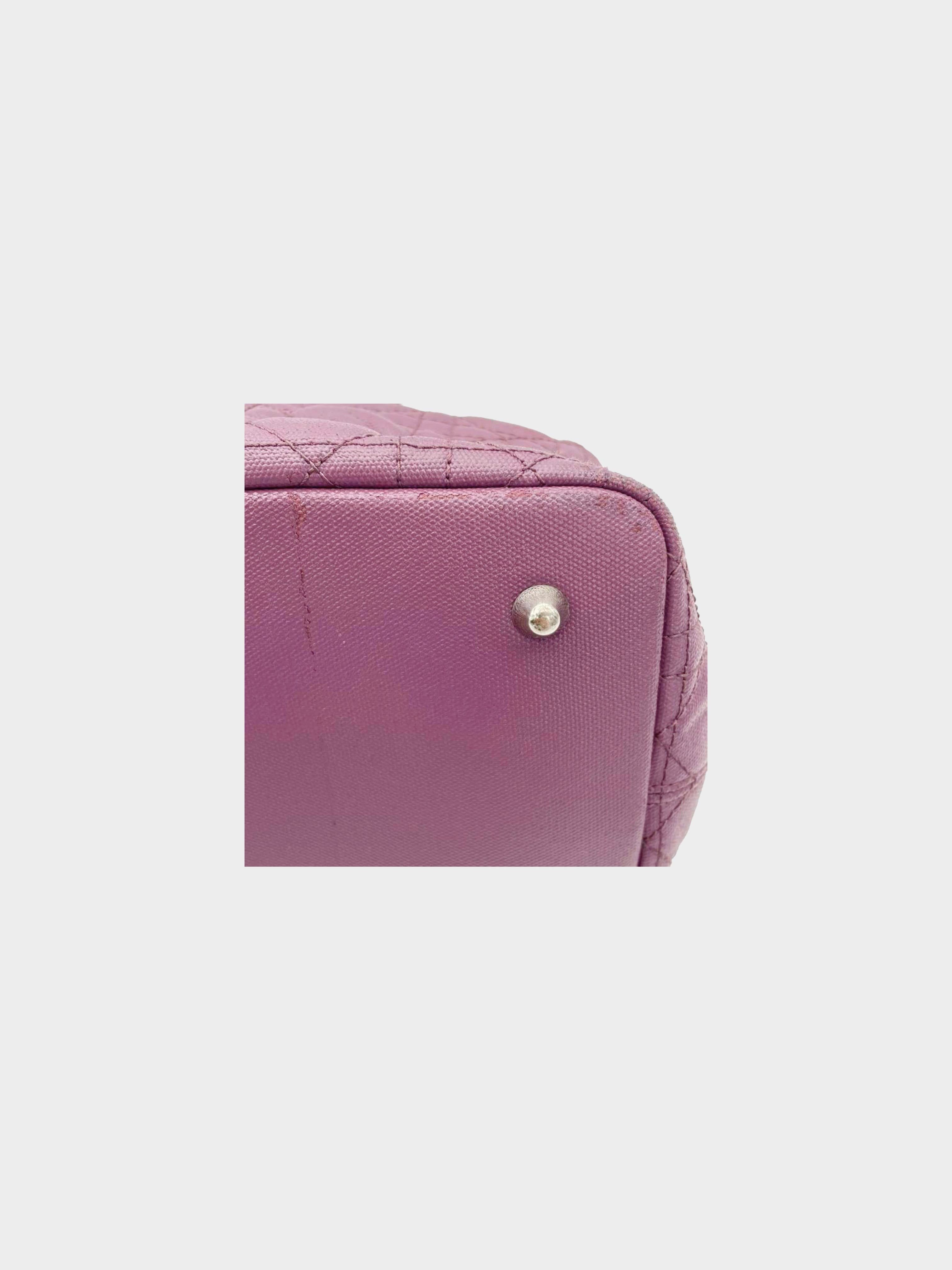 Christian Dior 2011 Purple Panarea Tote Shoulder Bag