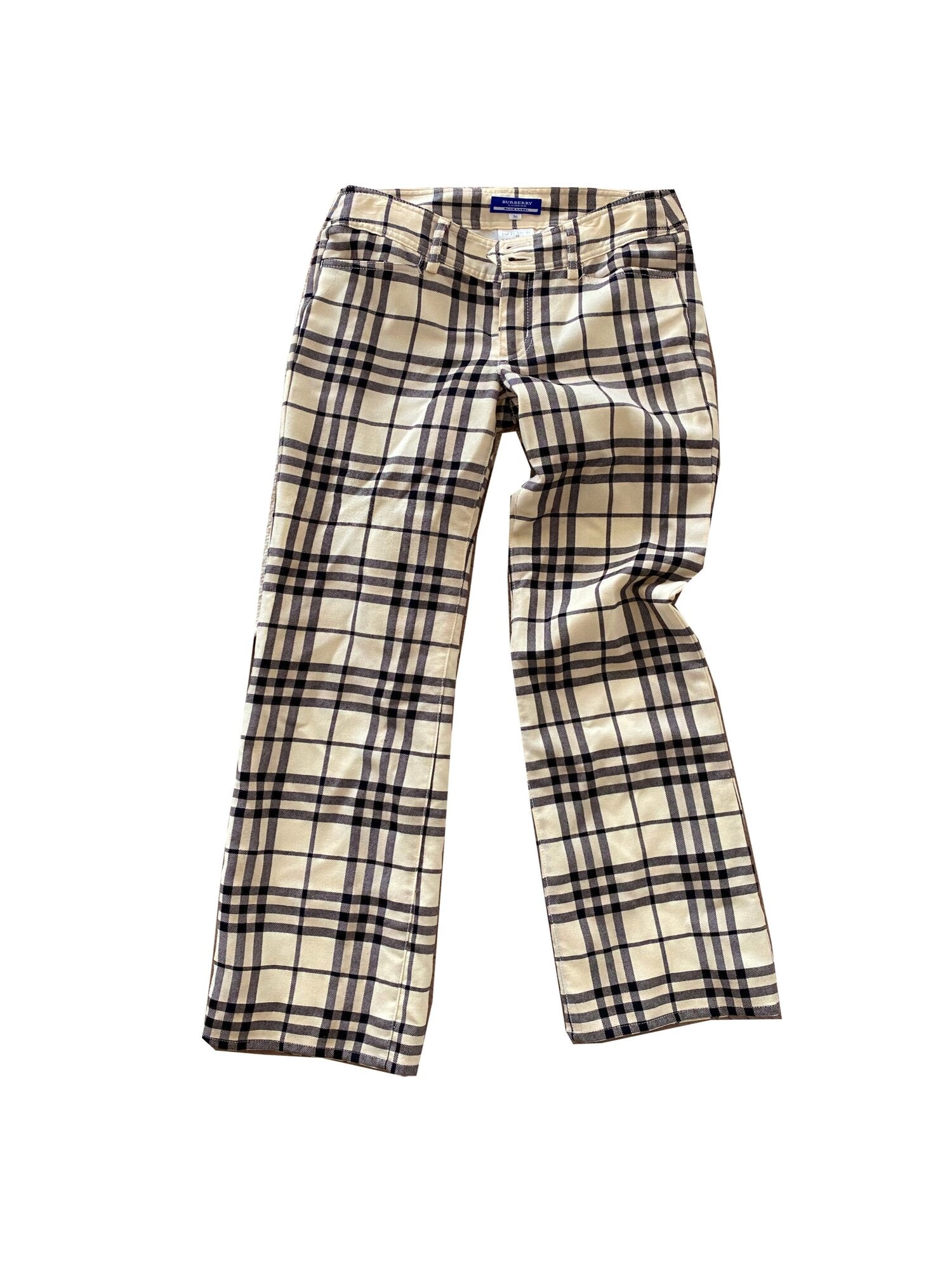 Burberry 2000s Blue Label Check Pants · INTO