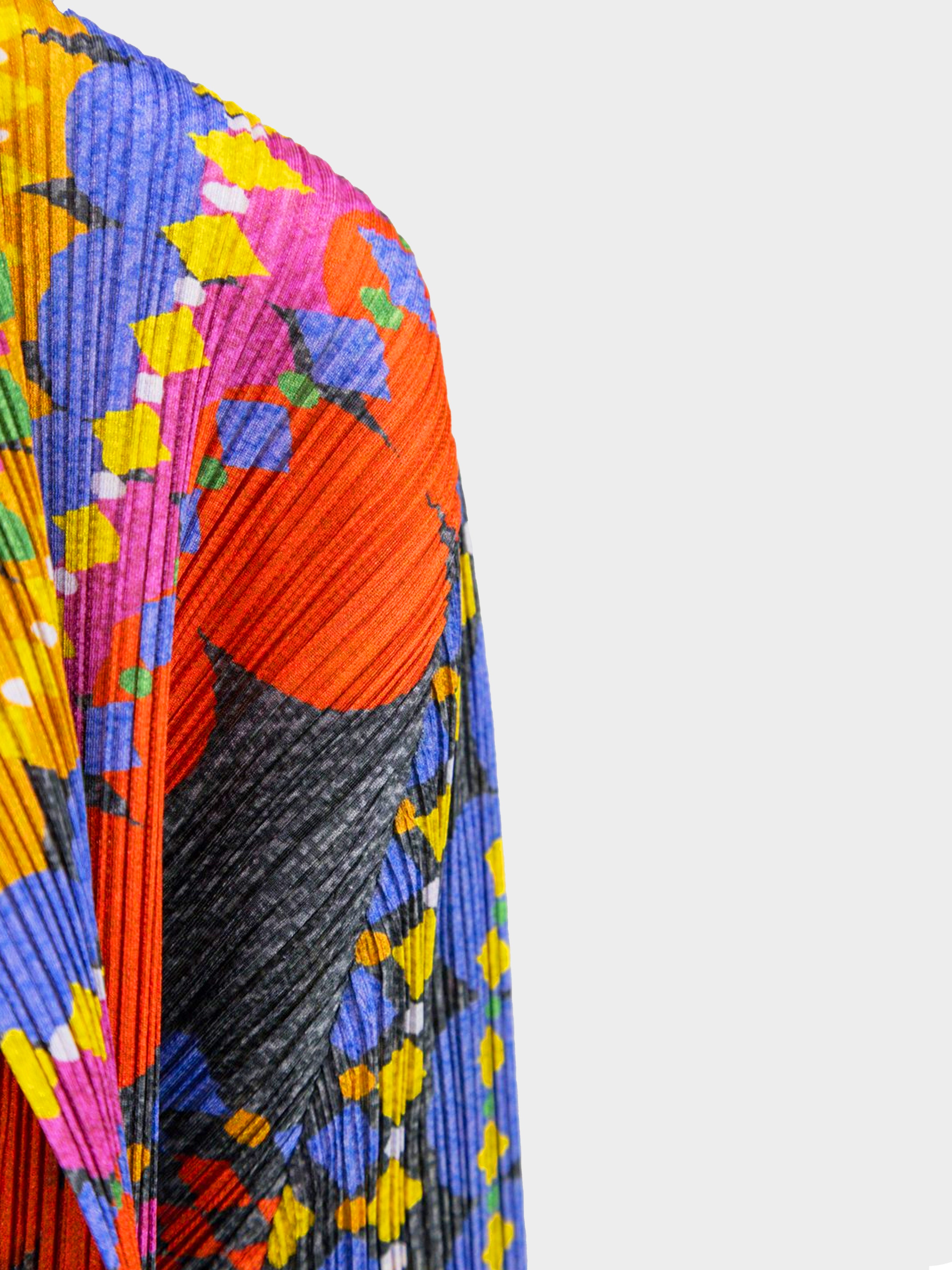 Issey Miyake 1990s Pleats Please Mandala Jacket