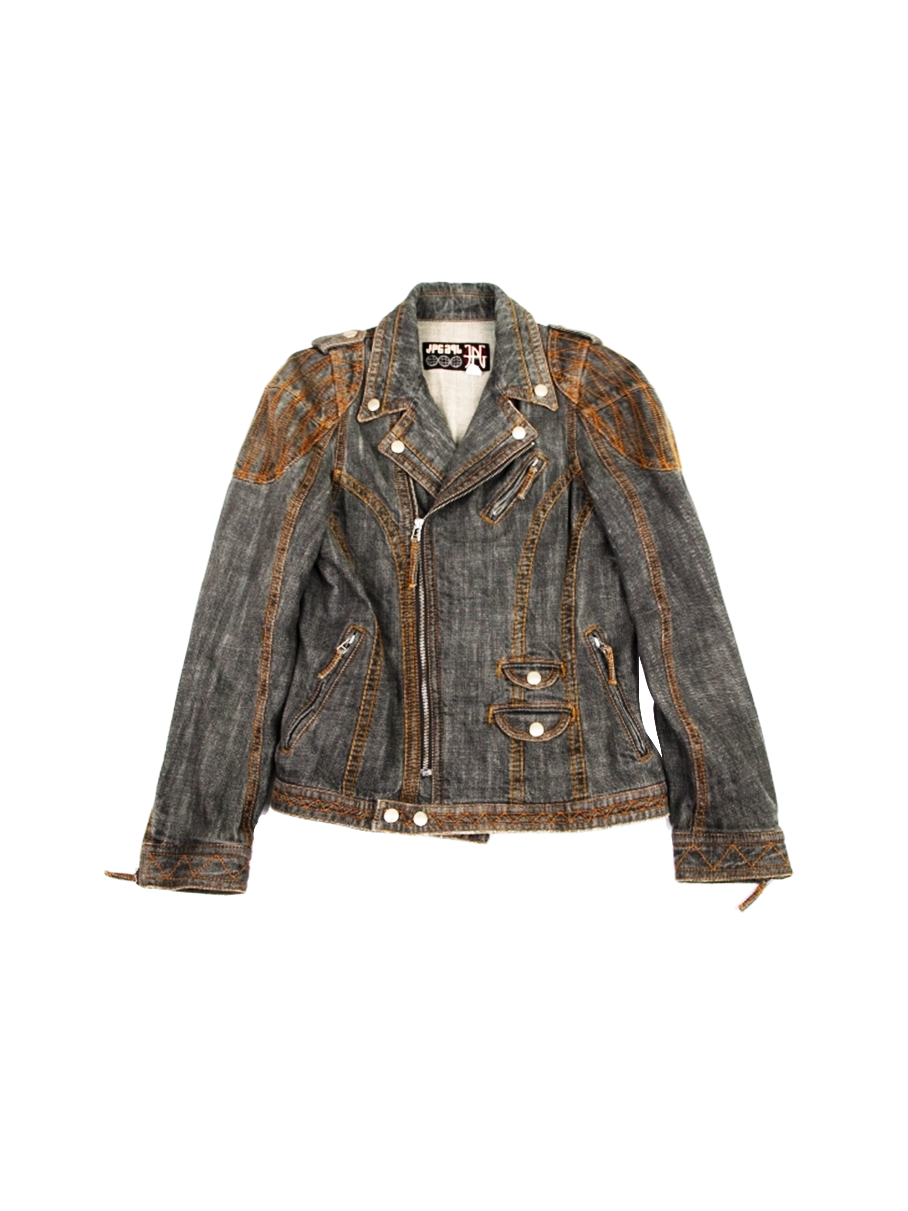 Jean Paul Gaultier 2000s Dark Wash Denim Jacket