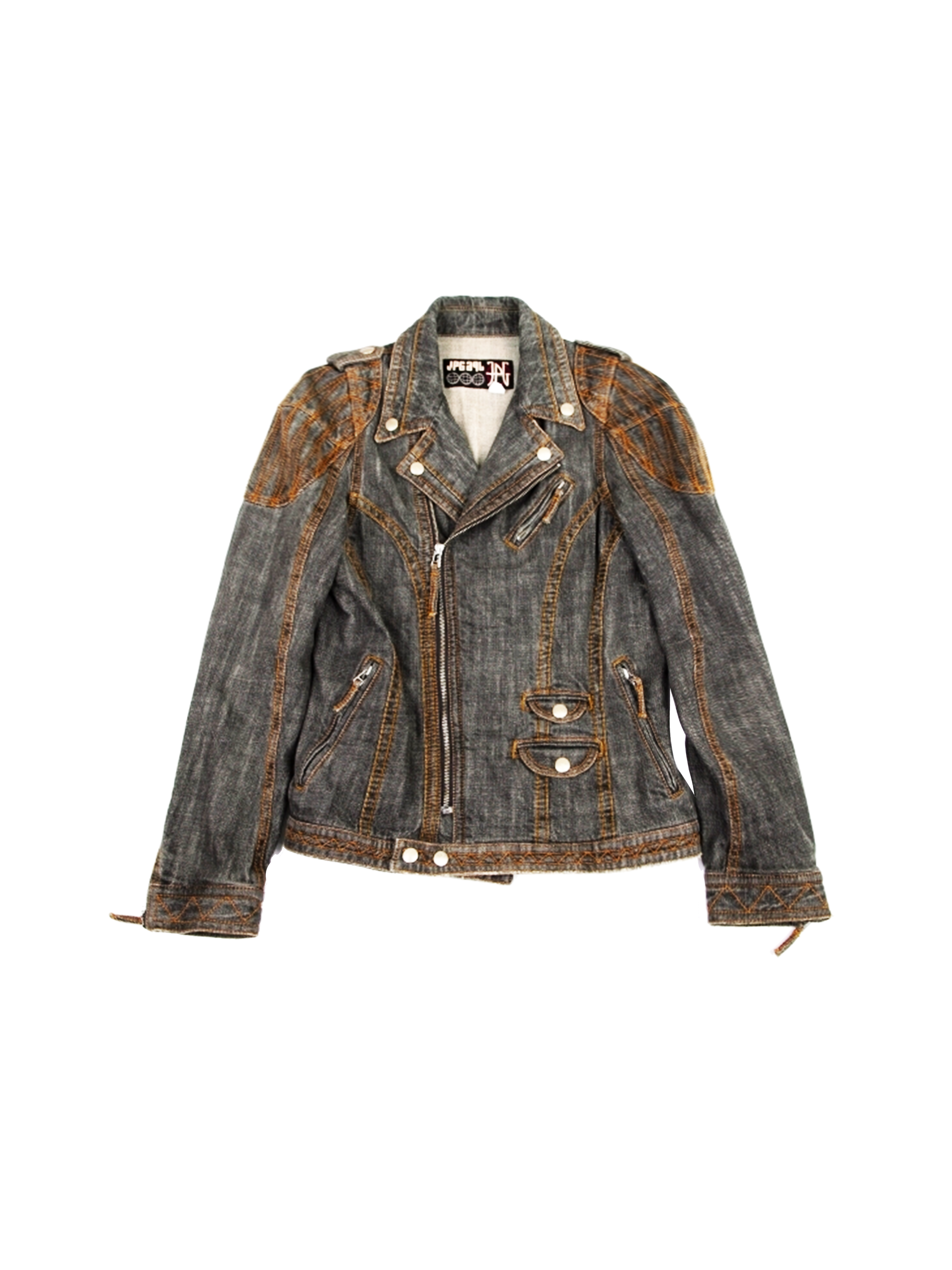 00s jean paul gaultier shirring jaket-