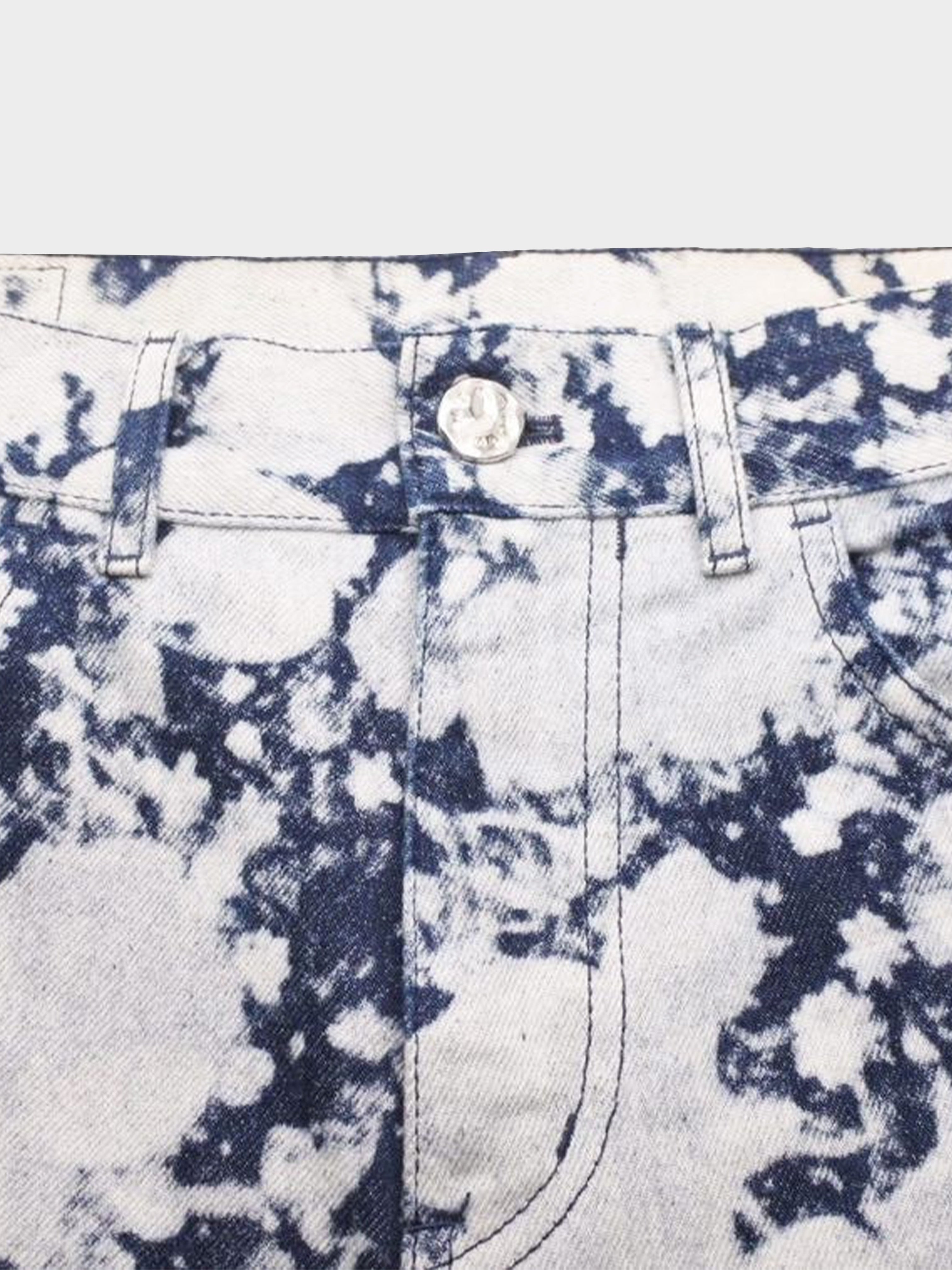Louis Vuitton Camouflage Denim Cotton Jeans