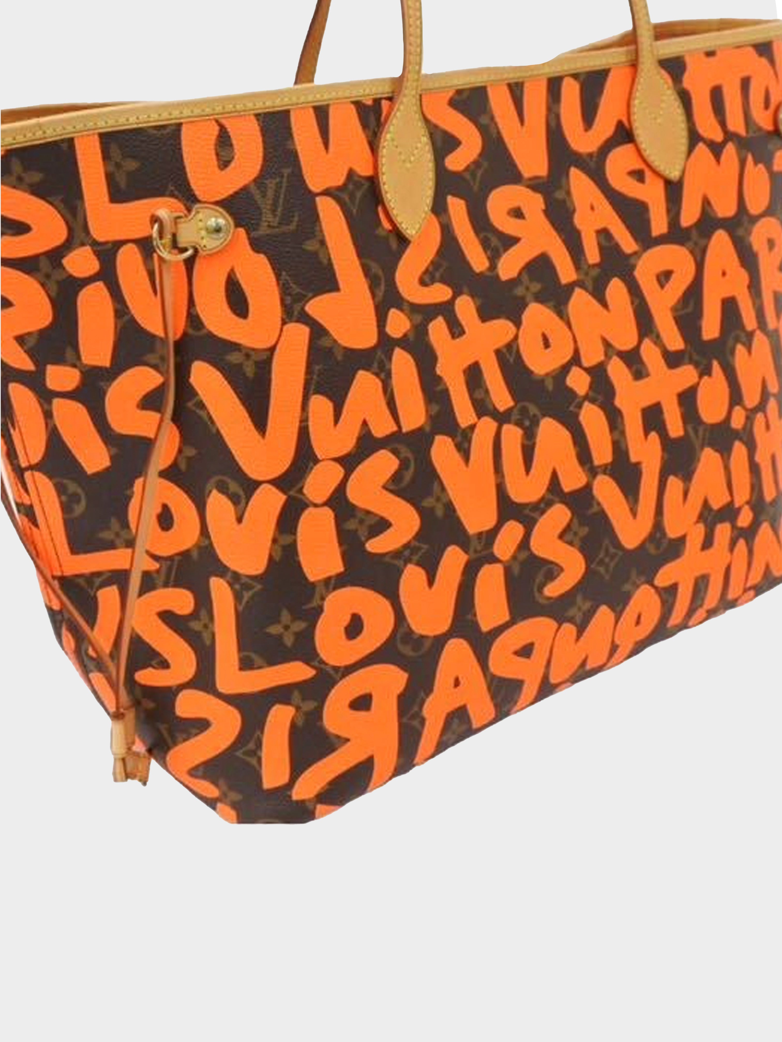 LOUIS VUITTON Limited Edition Orange Stephen Sprouse Graffiti Neverful