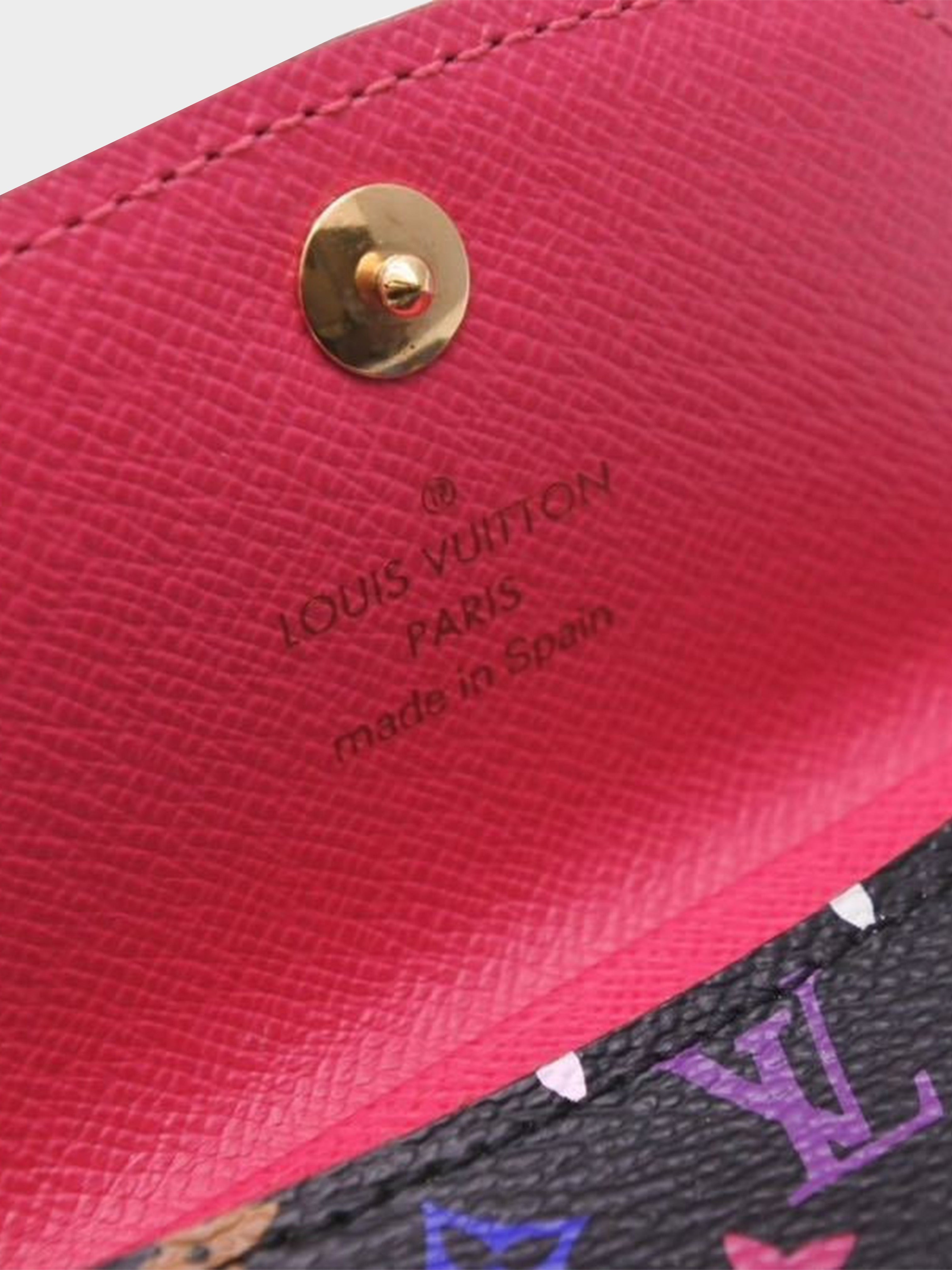 Louis Vuitton Emilie Wallet Fuchsia Monogram