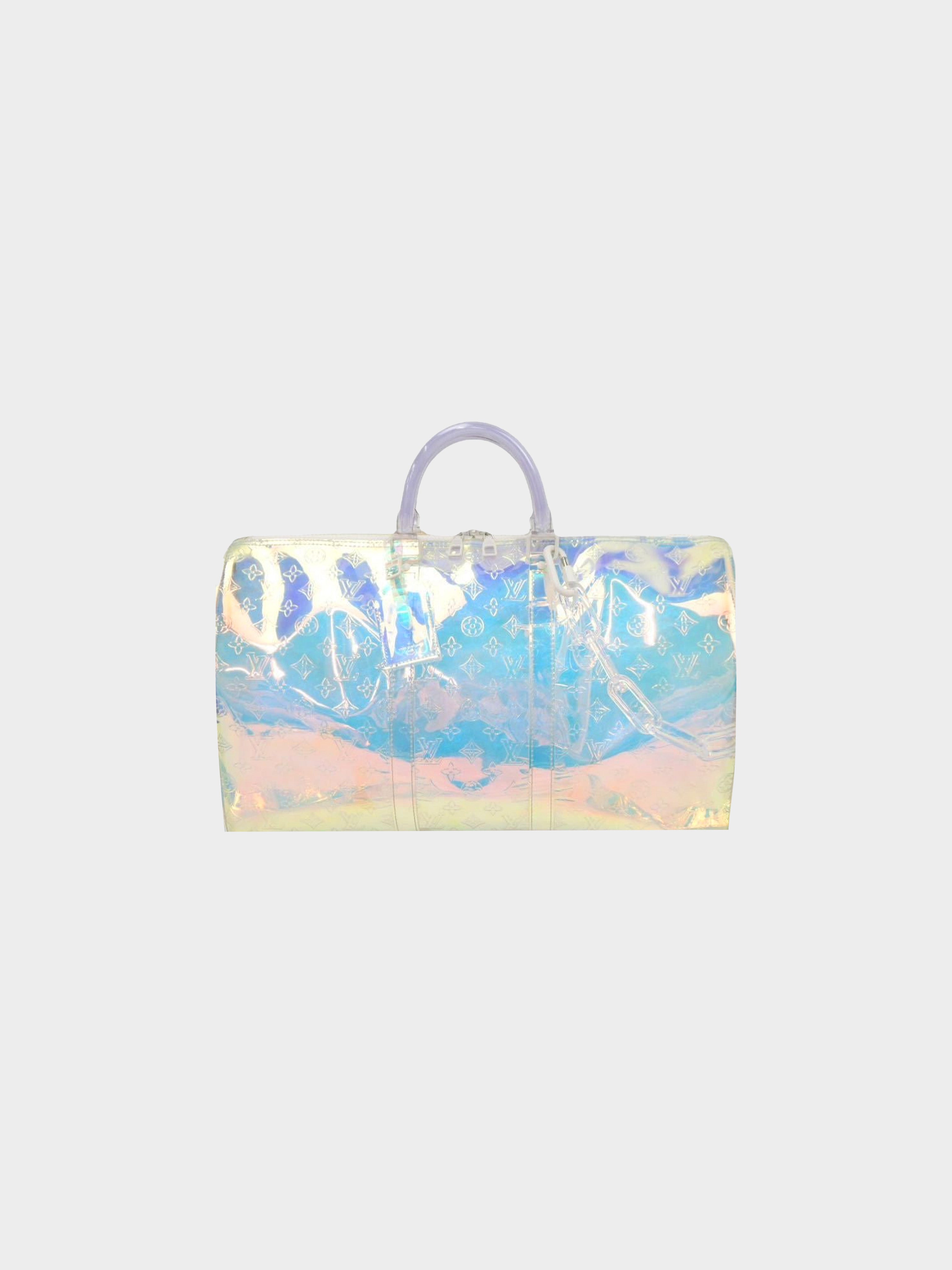 Louis Vuitton 2021 by Virgil Abloh Monogram Prism Keepall Bandouliere · INTO