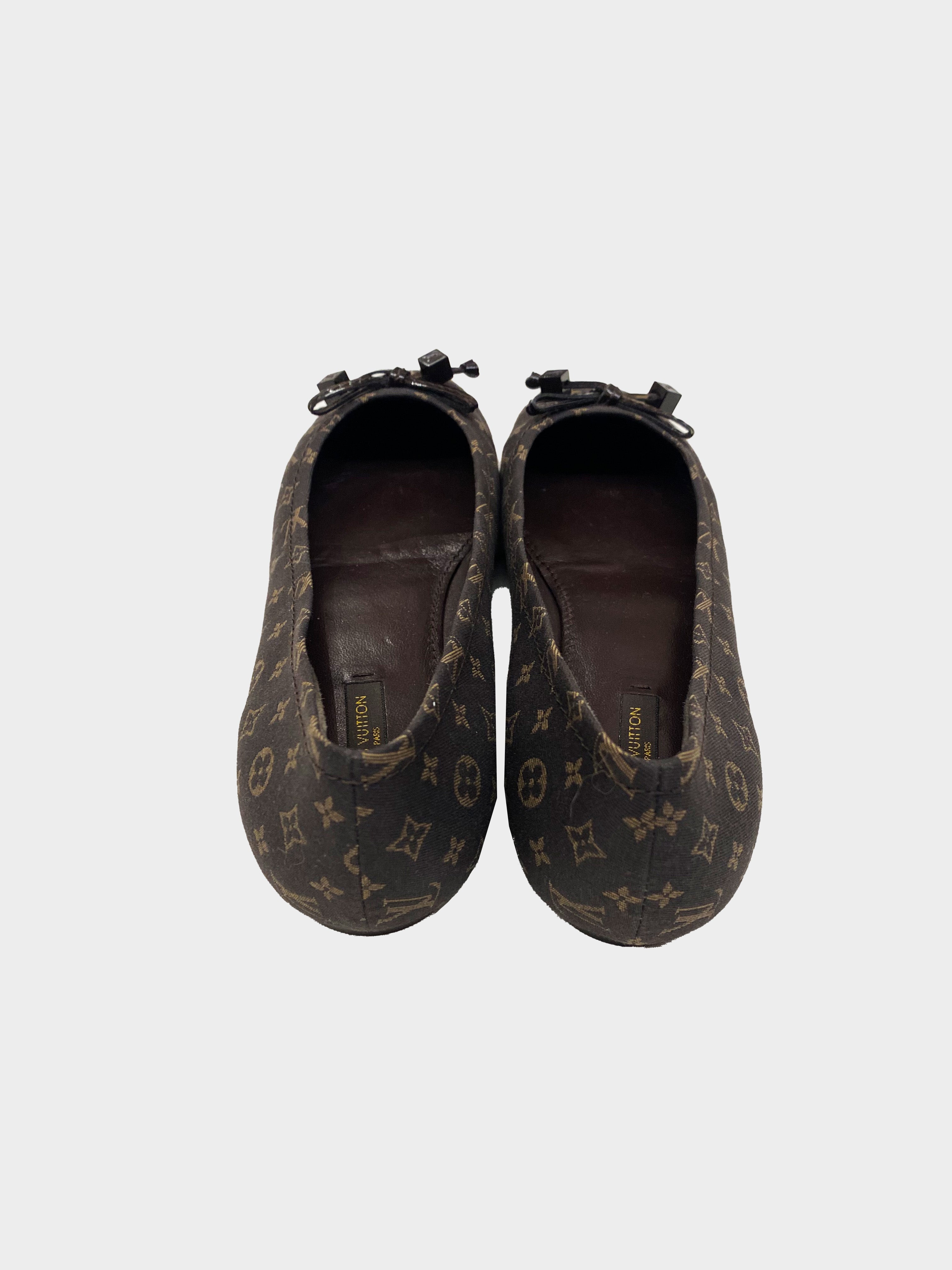 Louis Vuitton 2010s Monogram Ballet Flats · INTO