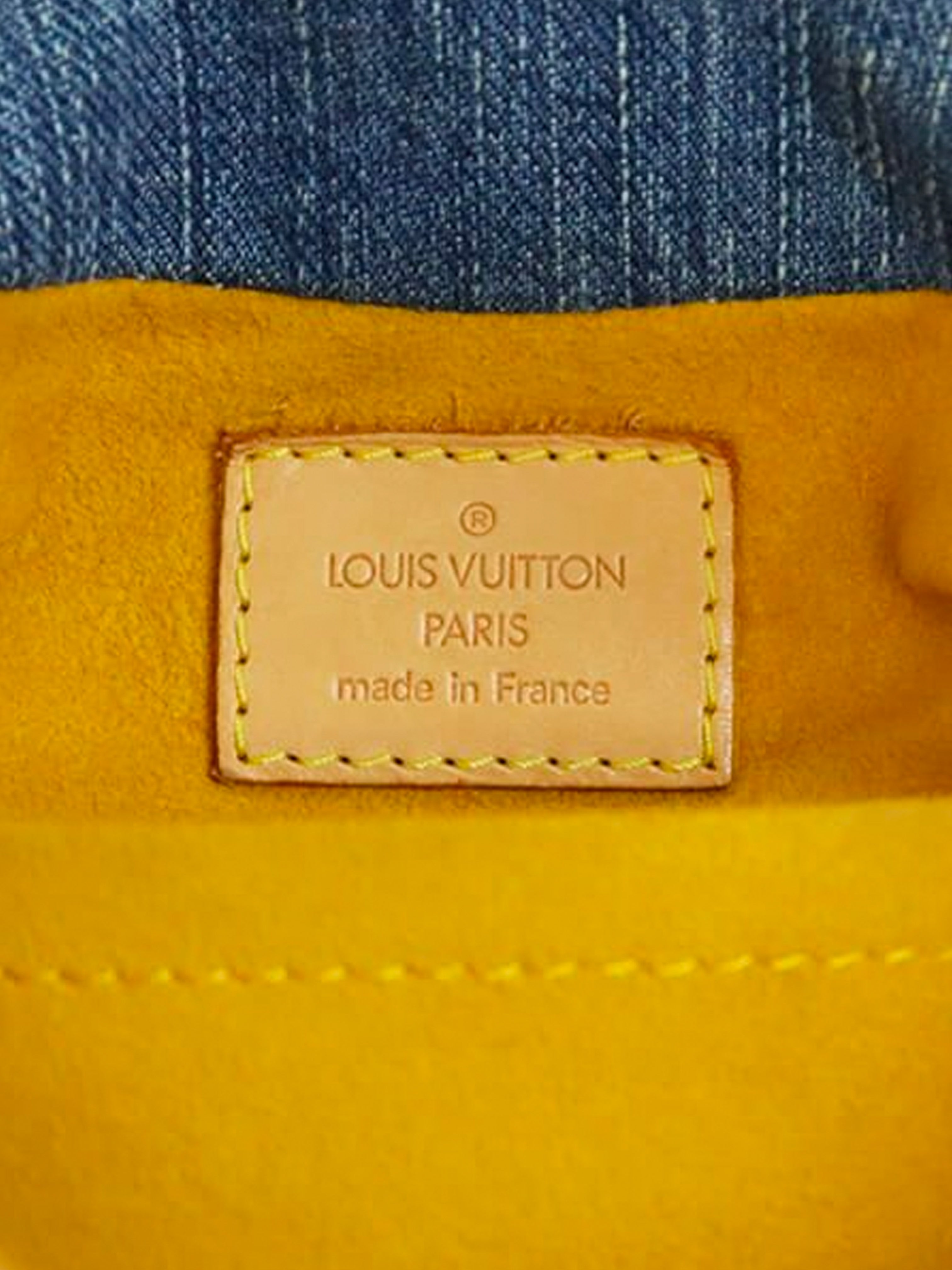 Louis Vuitton 2005 Denim Shopping Tote Bag · INTO