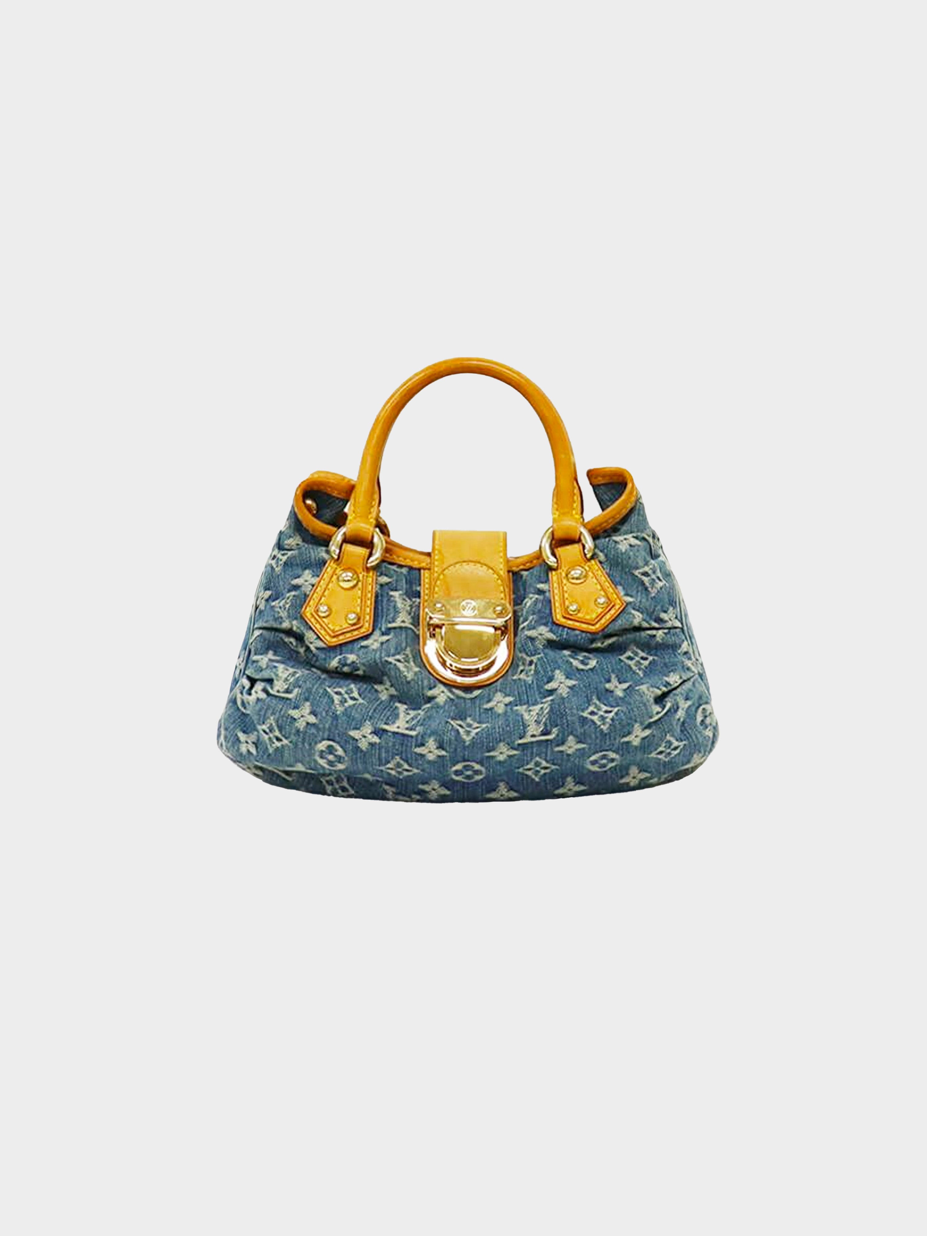 Louis Vuitton Denim Monogram Pleaty Bag