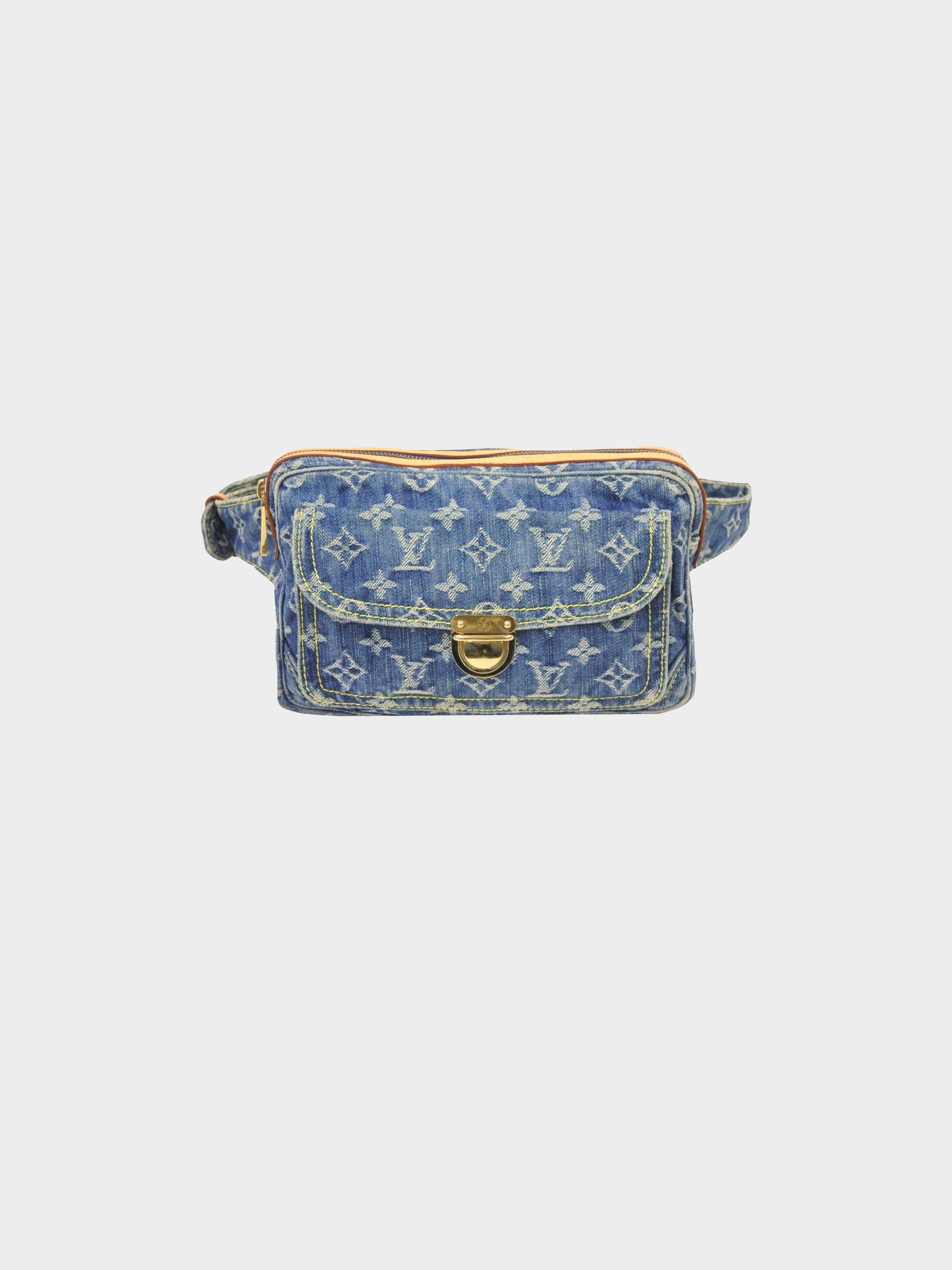 Louis Vuitton Blue Monogram Denim Bum Bag