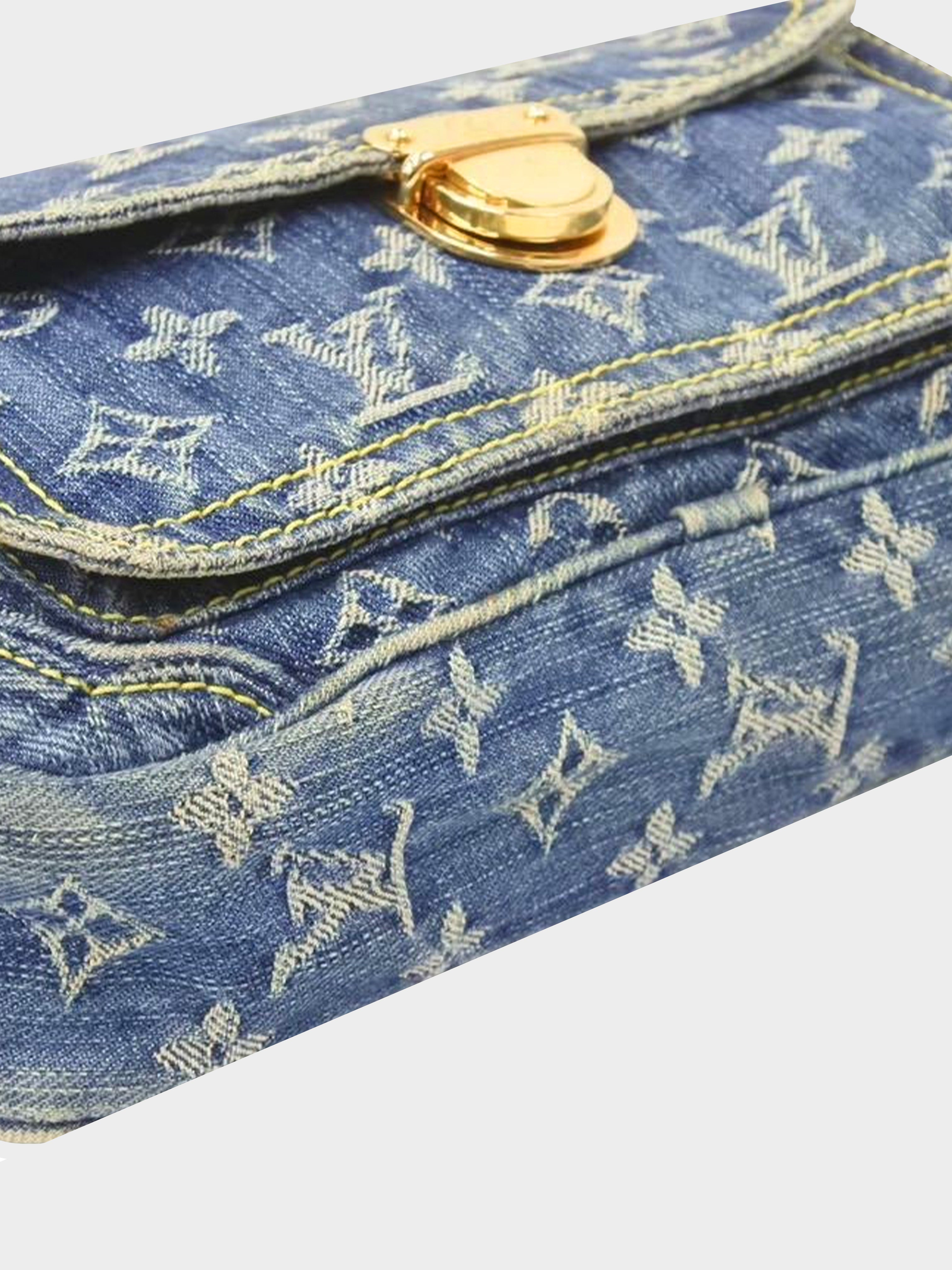 Louis Vuitton Blue Monogram Denim Bum Bag