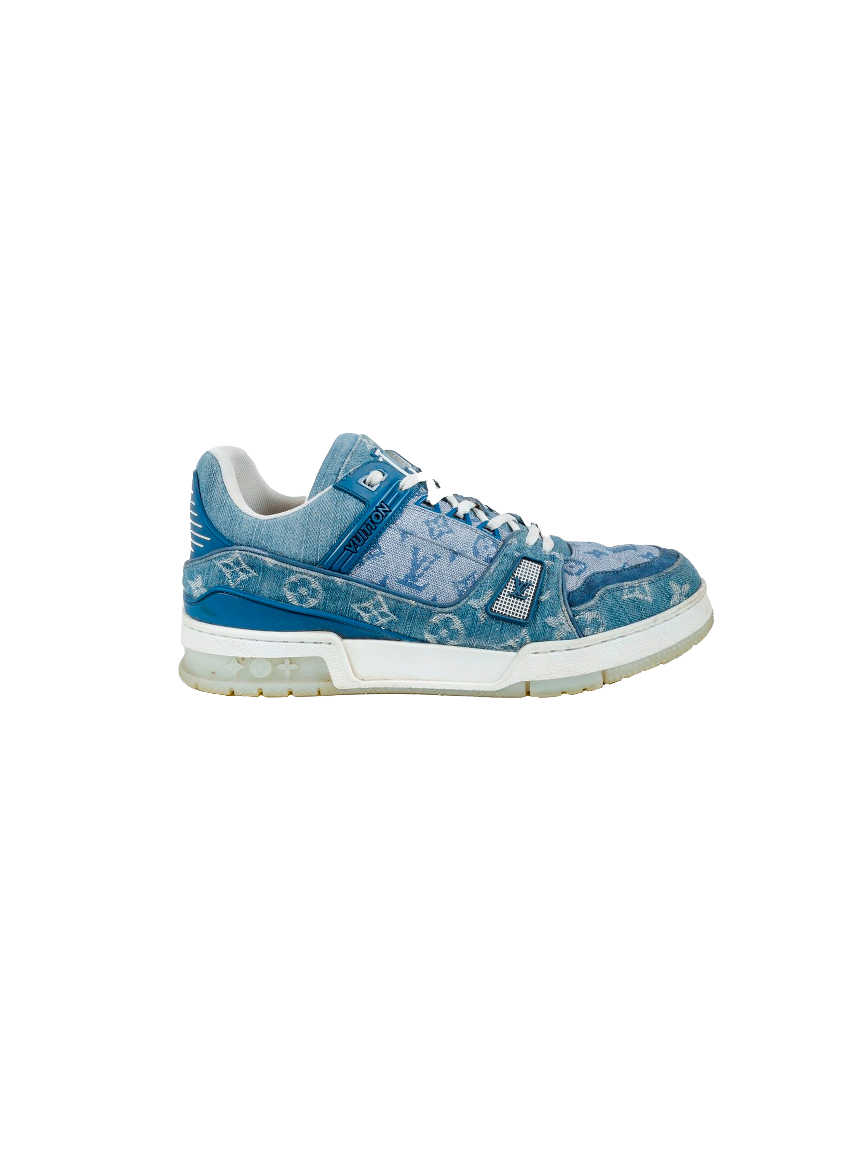 Louis Vuitton SS 2020 Denim Monogram Sneakers · INTO