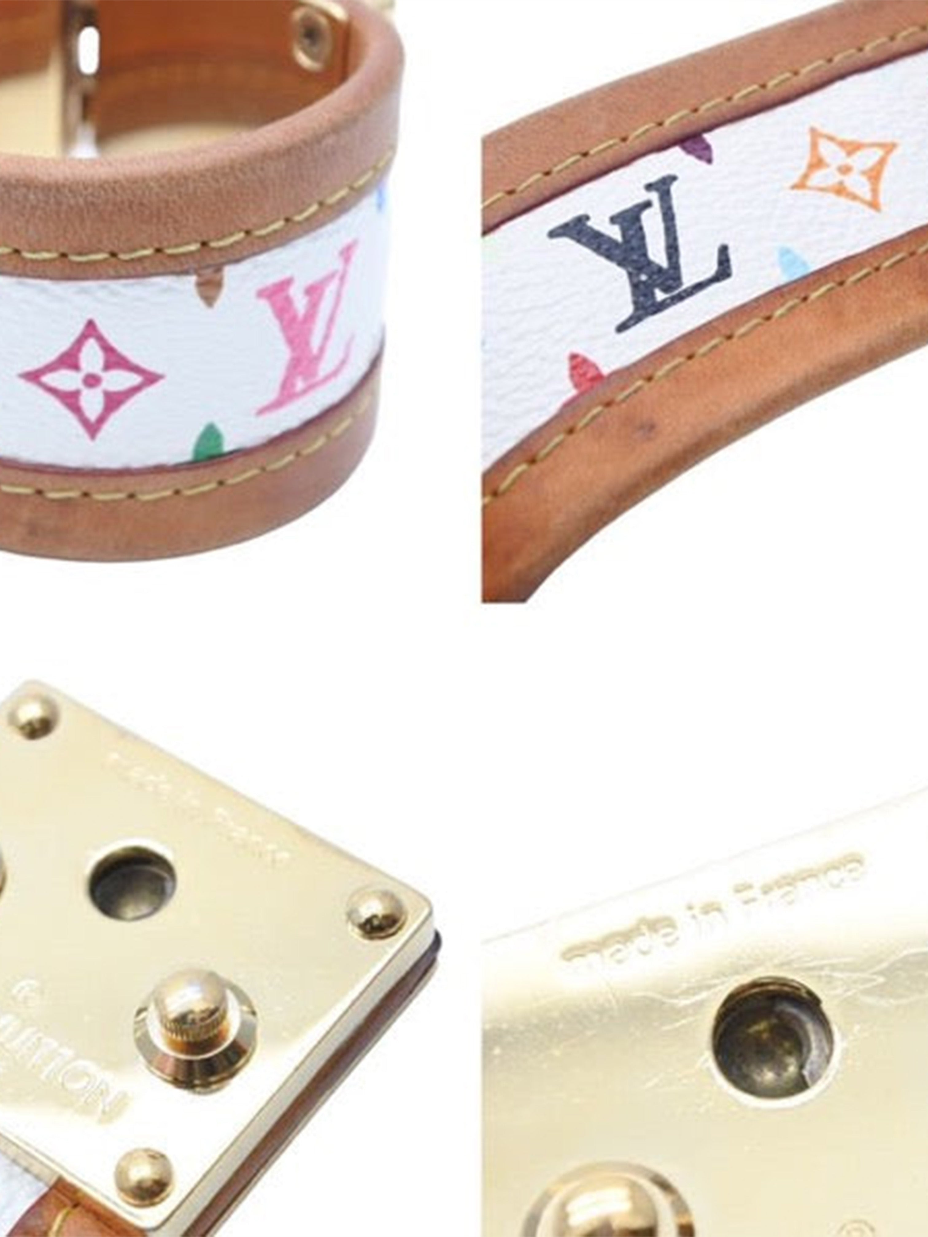 S/S 2003 Louis Vuitton x Takashi Murakami Multicolor Monogram Belt - Virgil  LV 