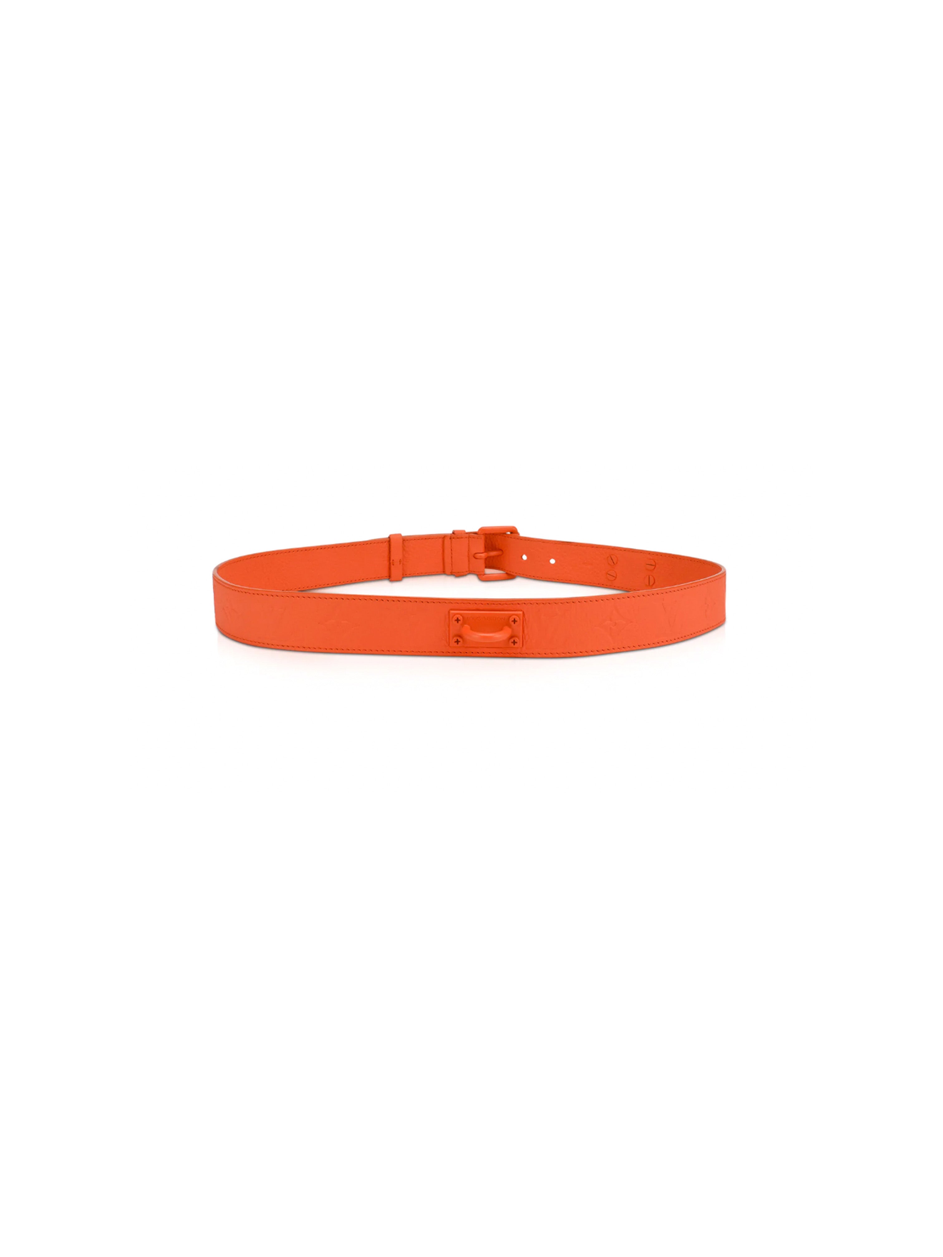 Louis Vuitton 2019 Orange Chain Belt