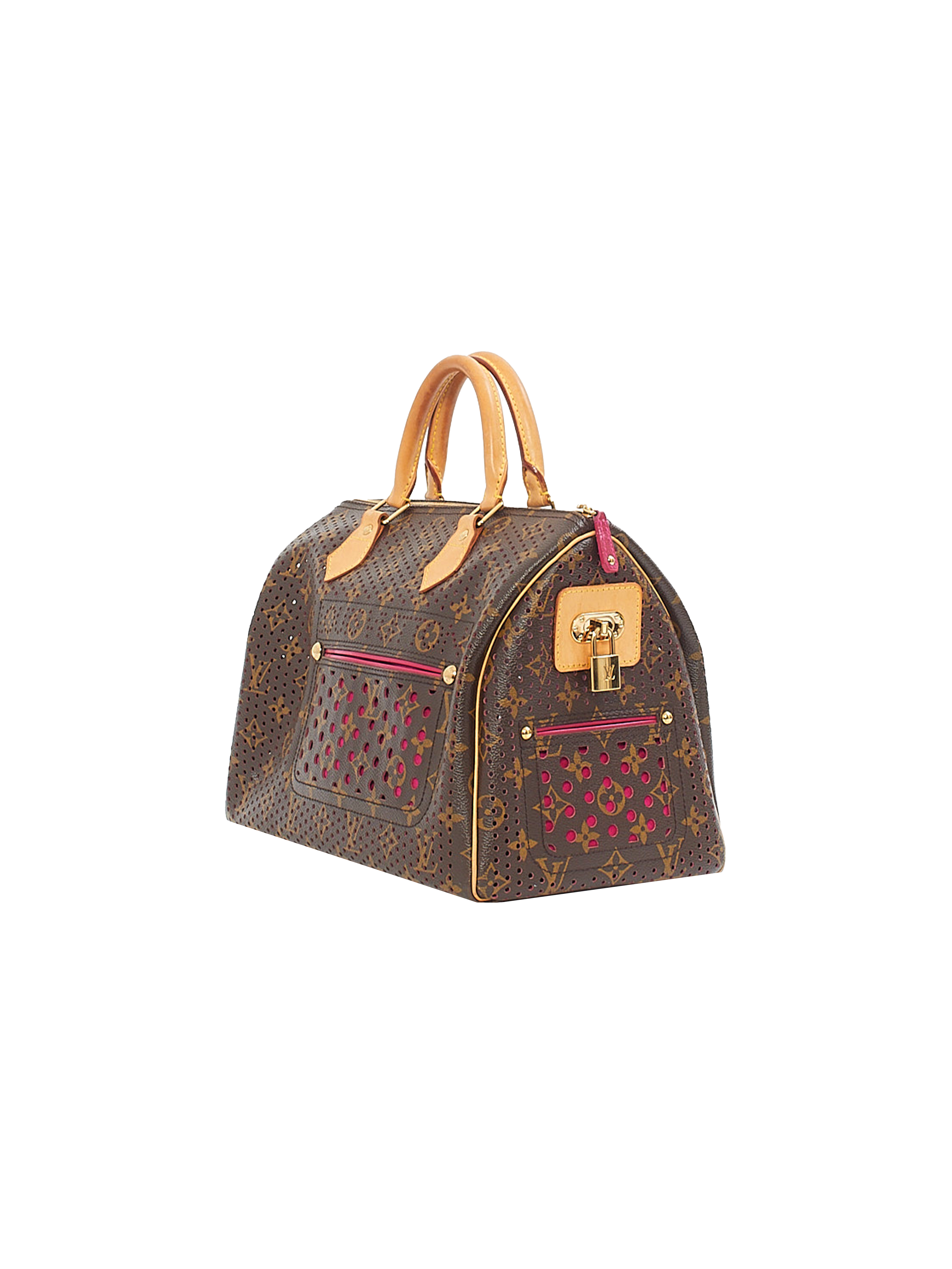 Louis Vuitton Monogram Perforated Speedy 30 Orange