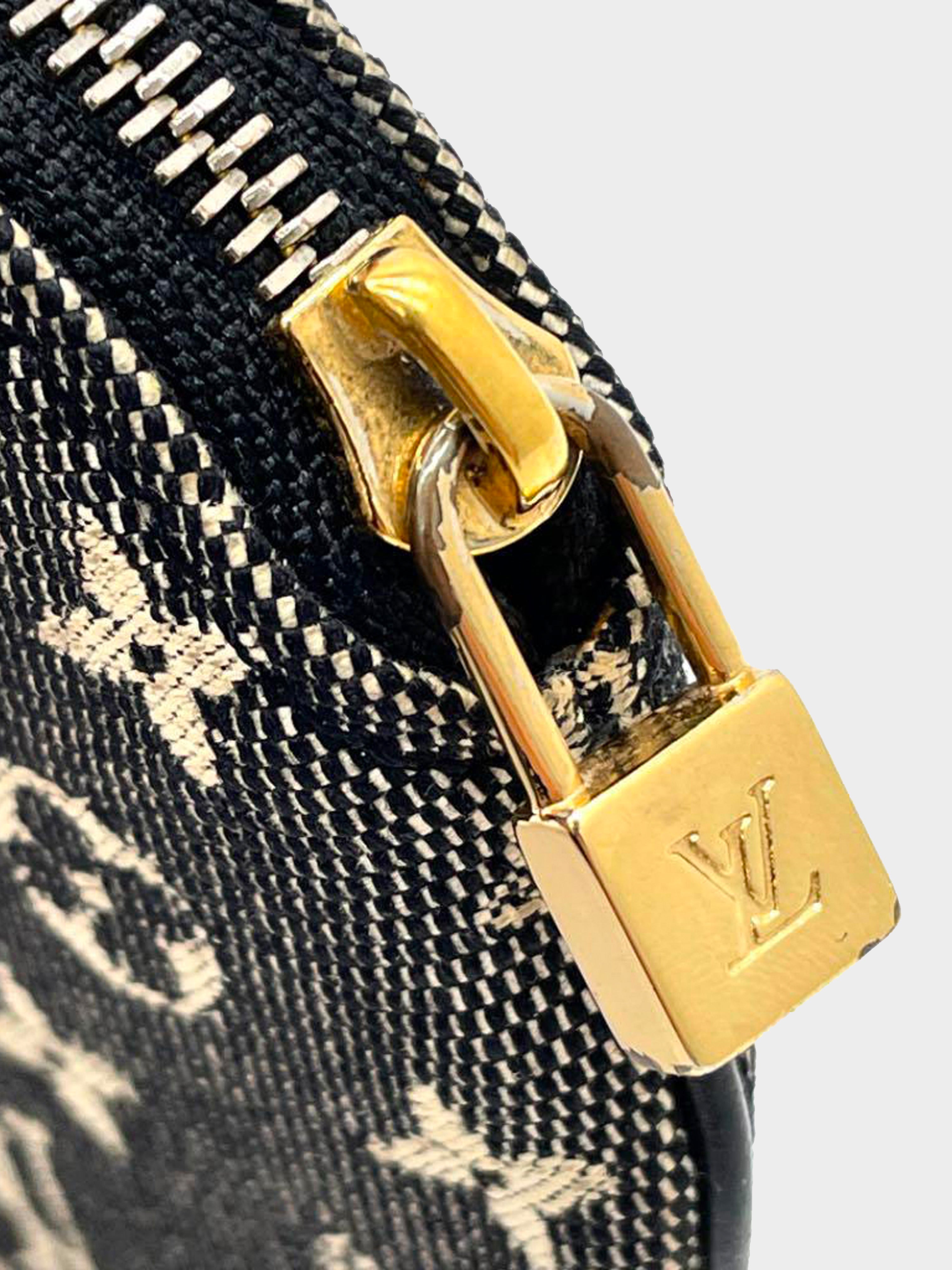 Grey Canvas Louis Vuitton Handbag