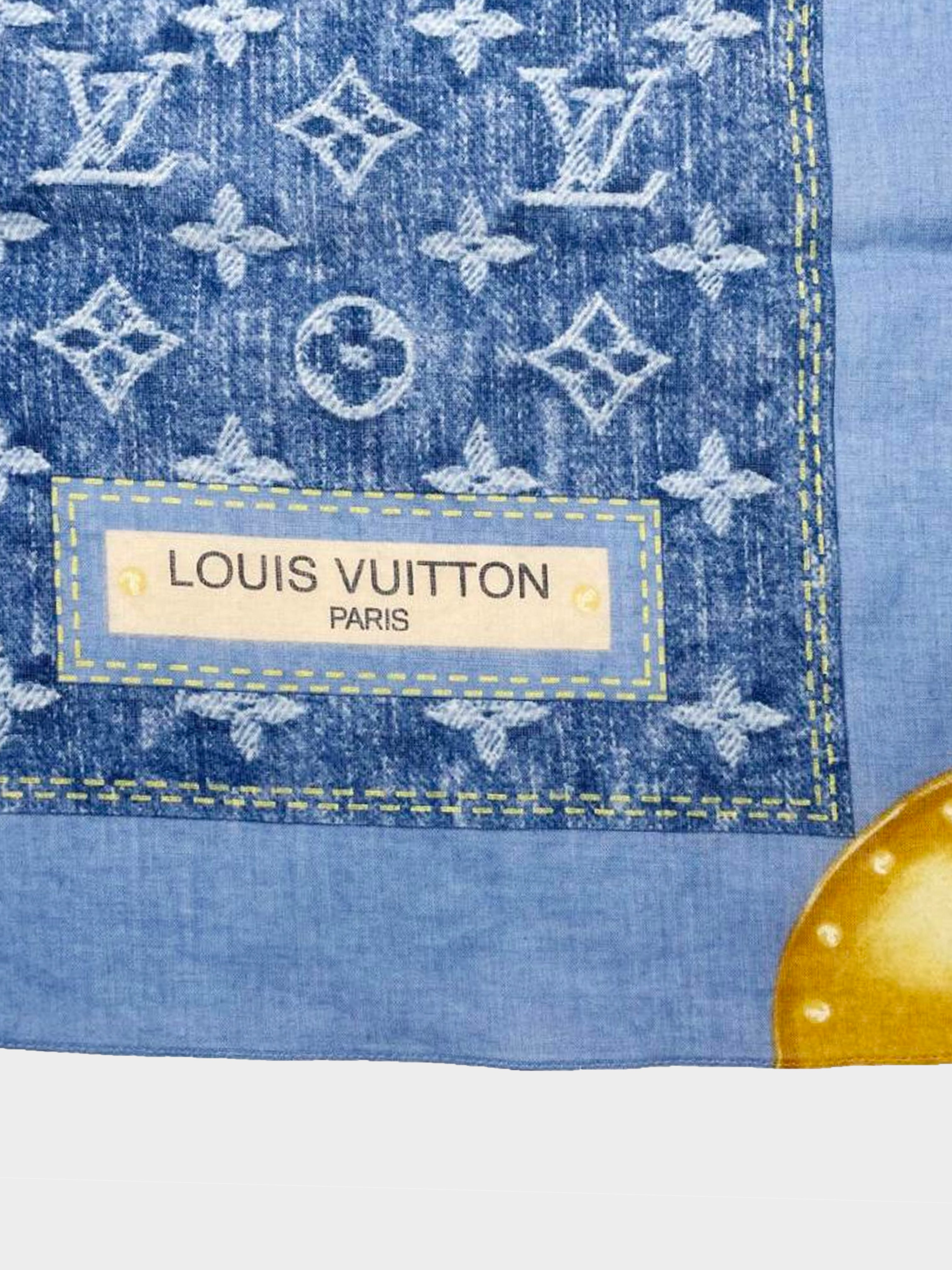 Louis Vuitton SS2006 Denim Scarf