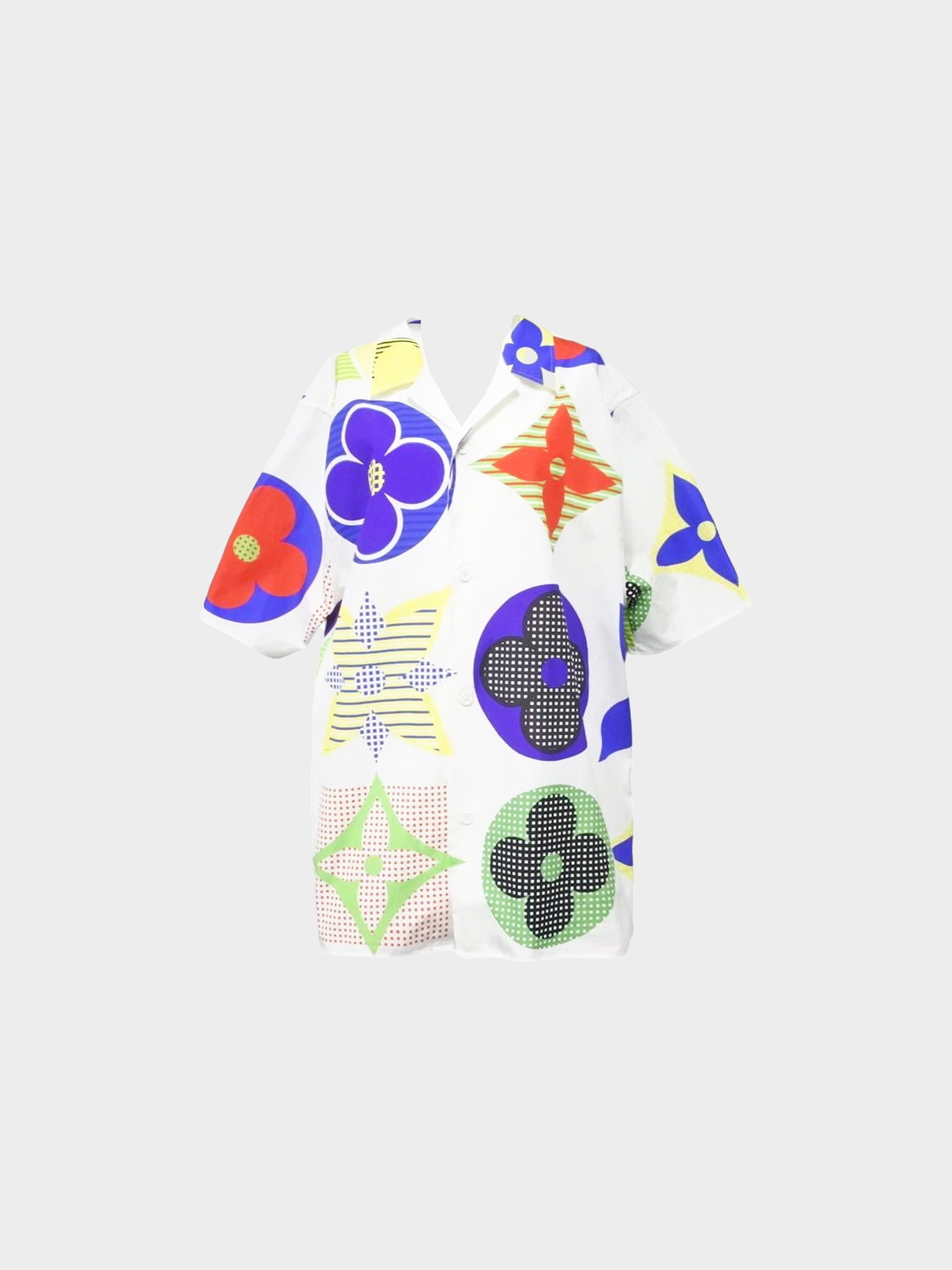 Louis Vuitton SS2020 by Virgil Abloh Monogram Hawaiian Short Sleeve Shirt