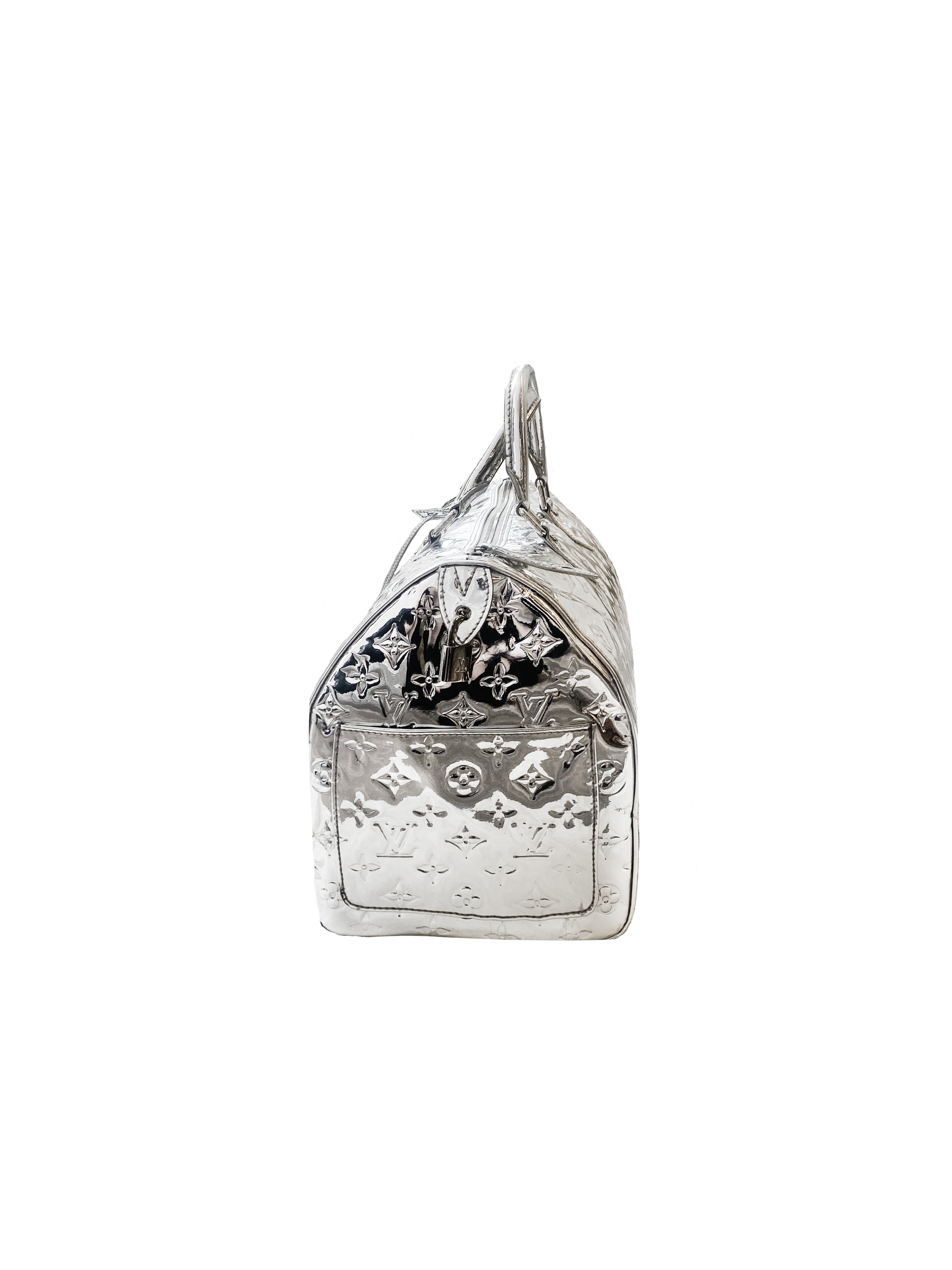 Louis Vuitton Silver PVC Monogram Miroir Alma GM Silver Hardware, 2008  Available For Immediate Sale At Sotheby's