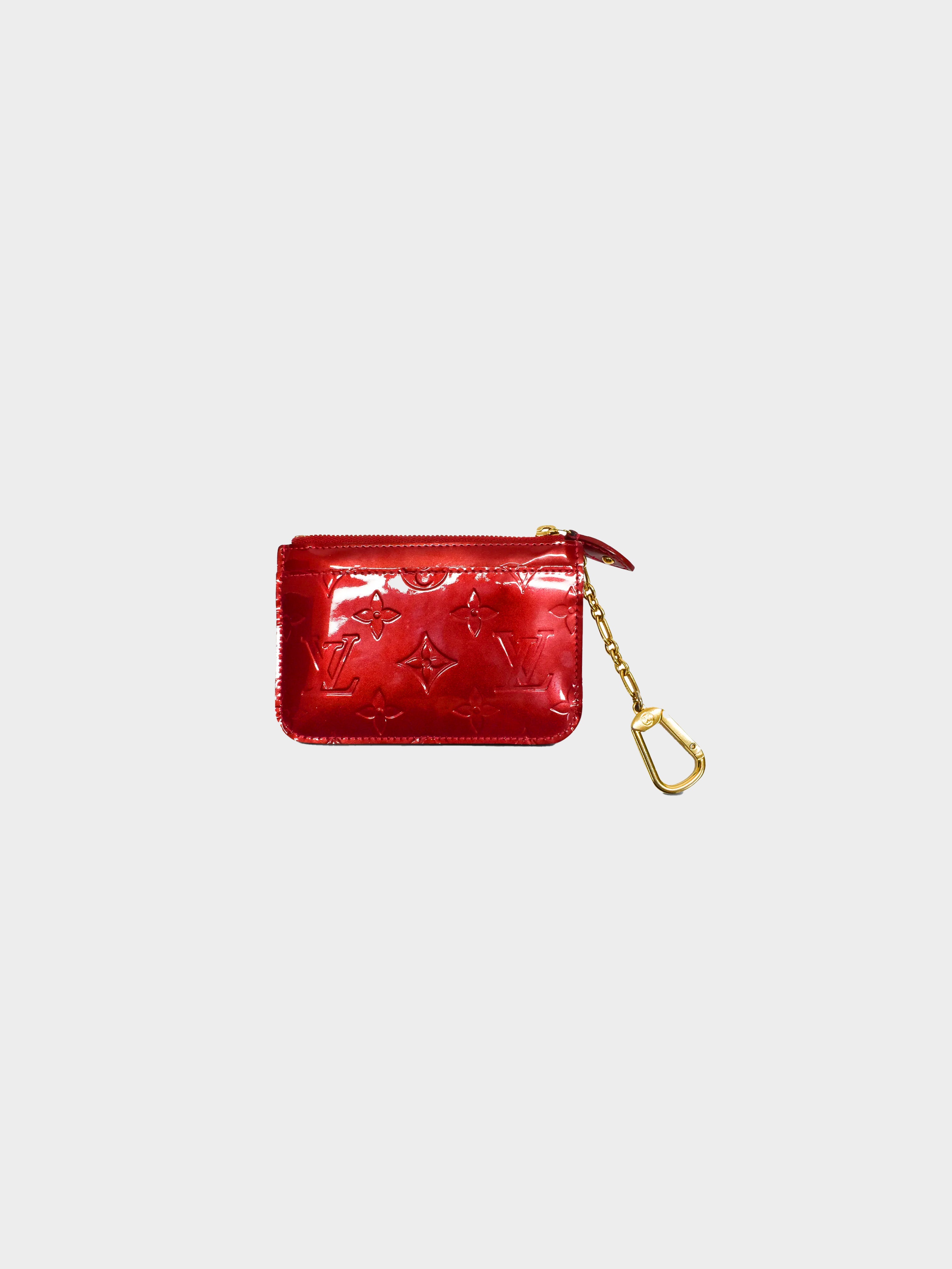 red louis-vuitton key chain