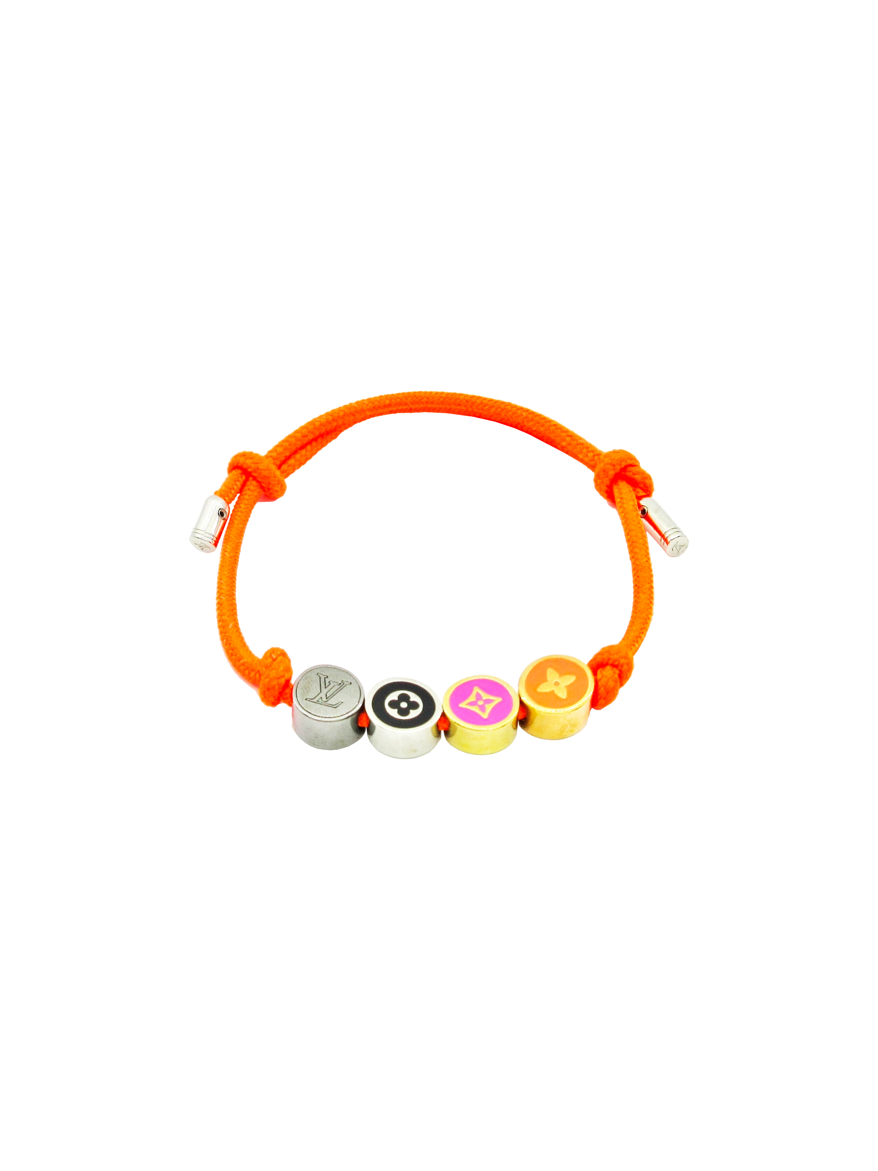 Louis Vuitton 2000s Multi-Charm Orange Bracelet · INTO